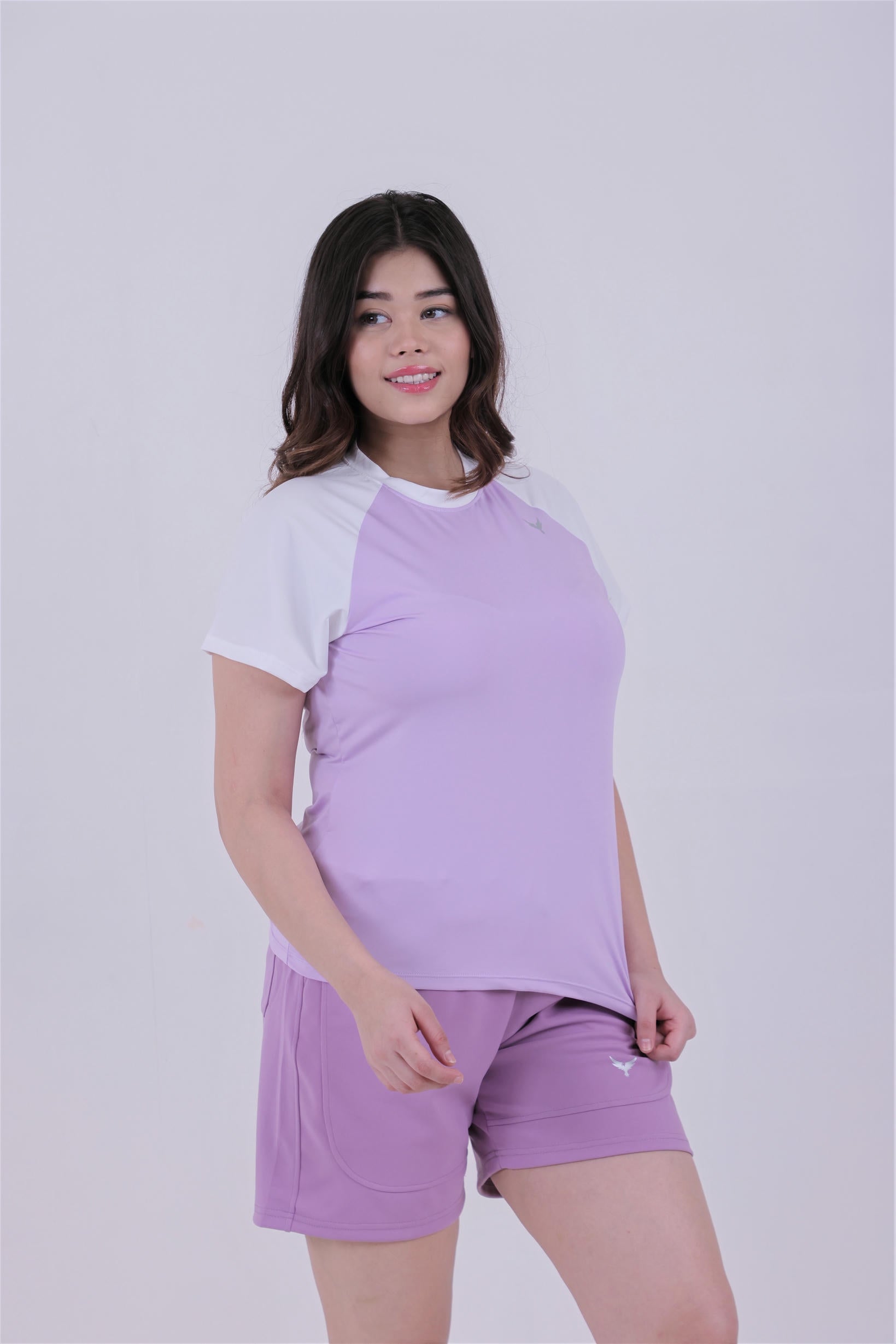 WOMEN'S REGULAR FIT SHORTS – PURPLE