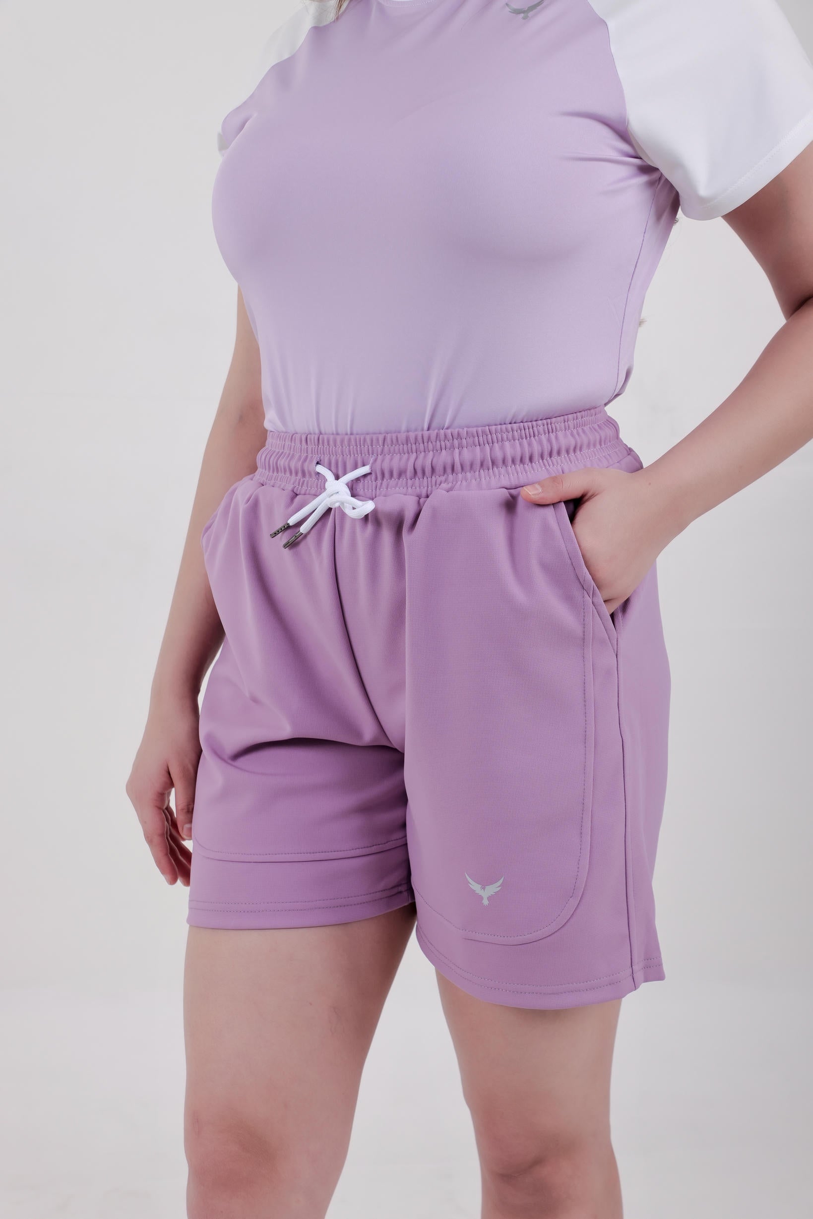 WOMEN'S REGULAR FIT SHORTS – PURPLE