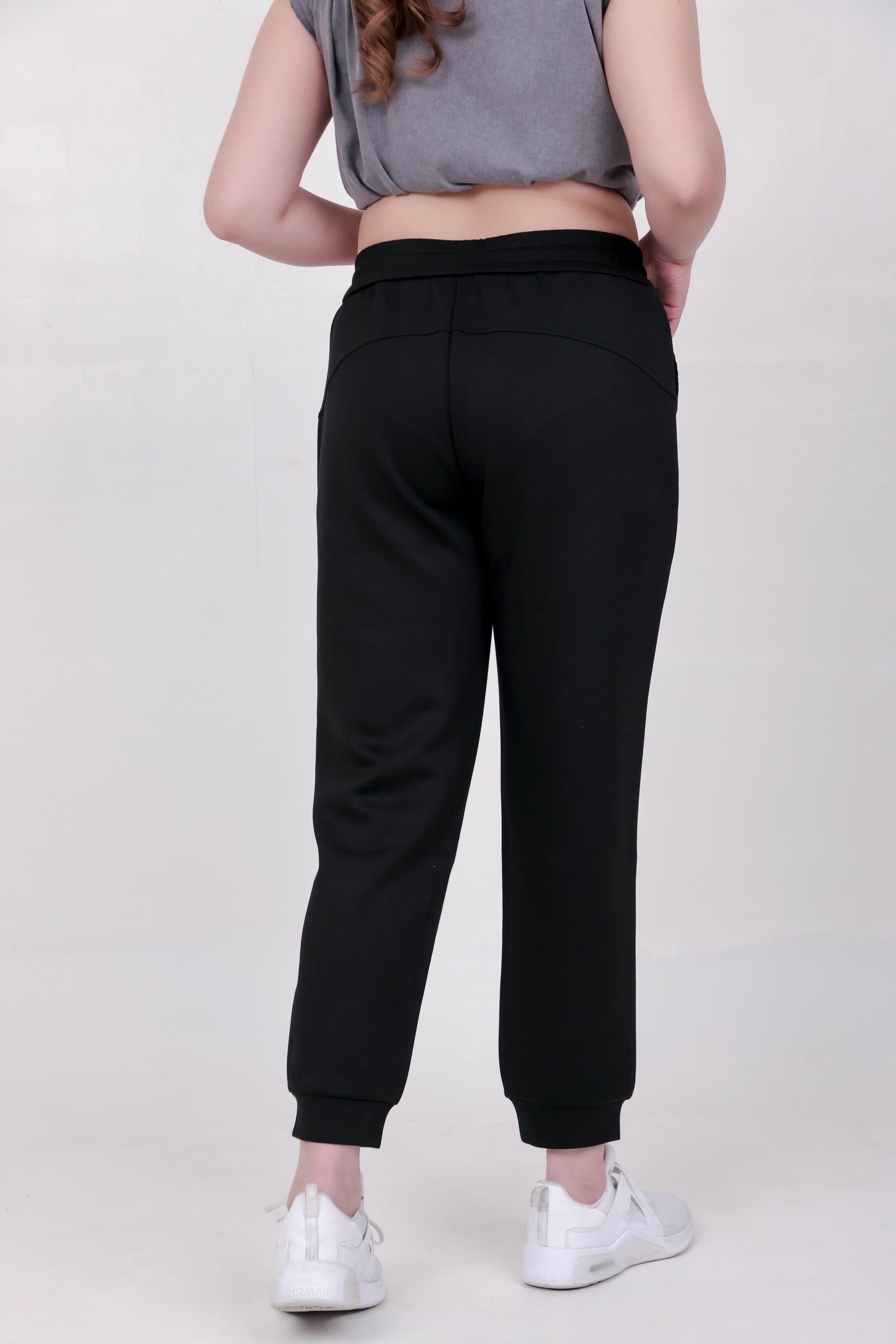 Women's Premium Oversize Joggers – Black