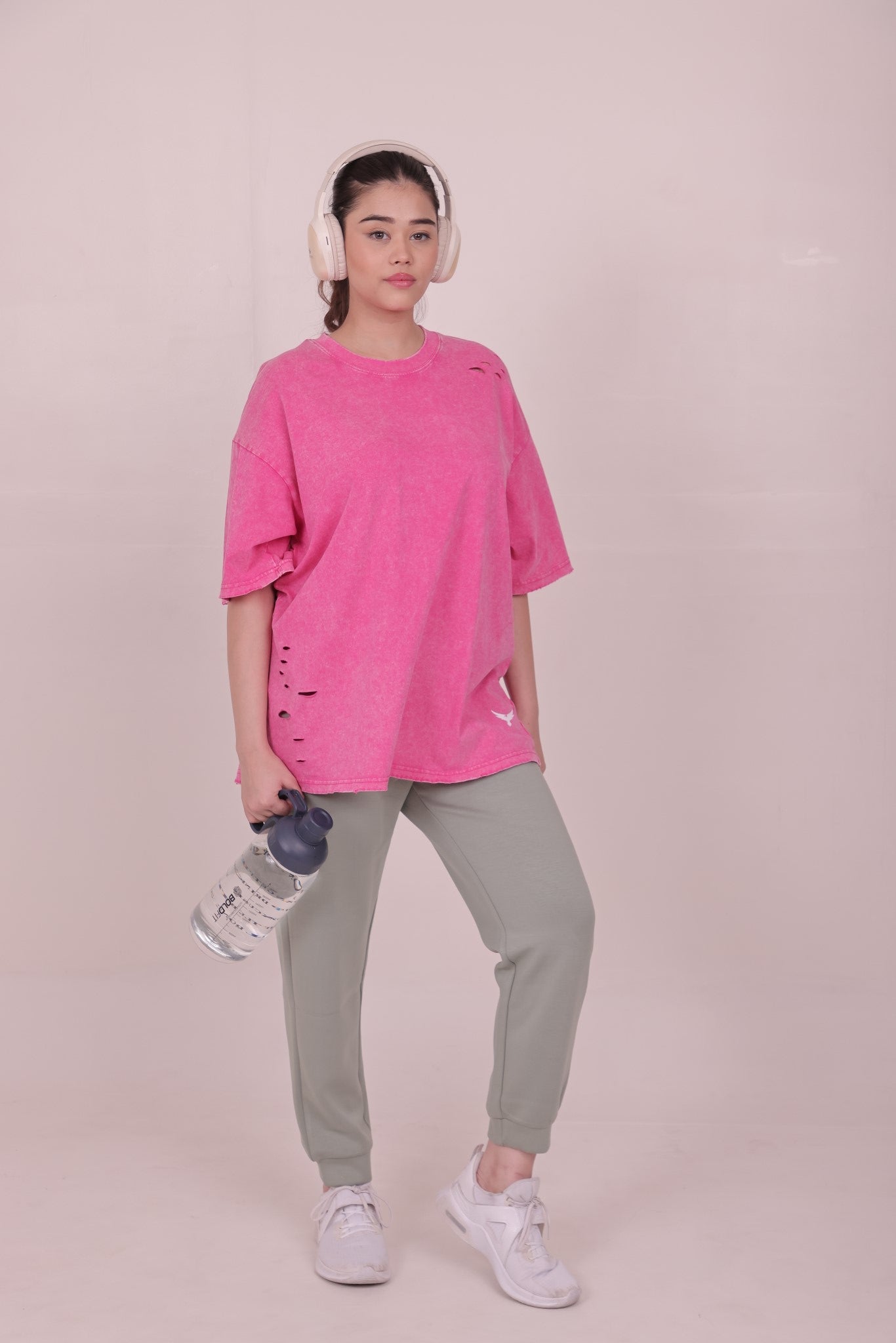 Women's Premium Oversize Joggers – Mint Green
