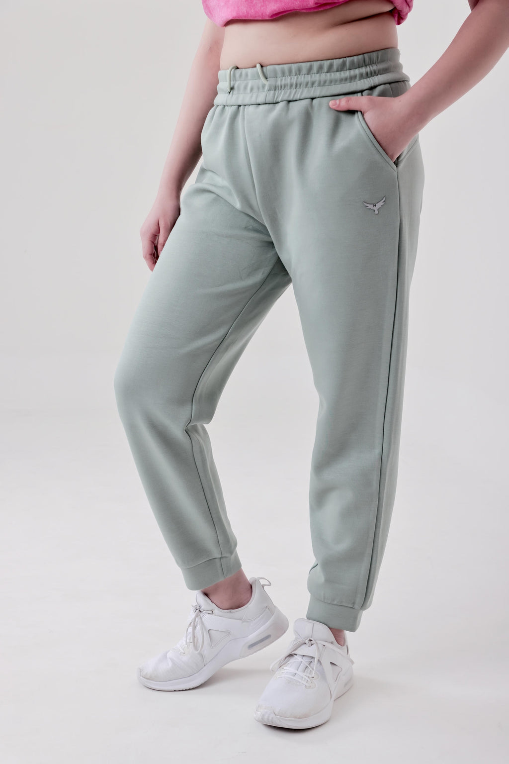 Women's Premium Oversize Joggers – Mint Green