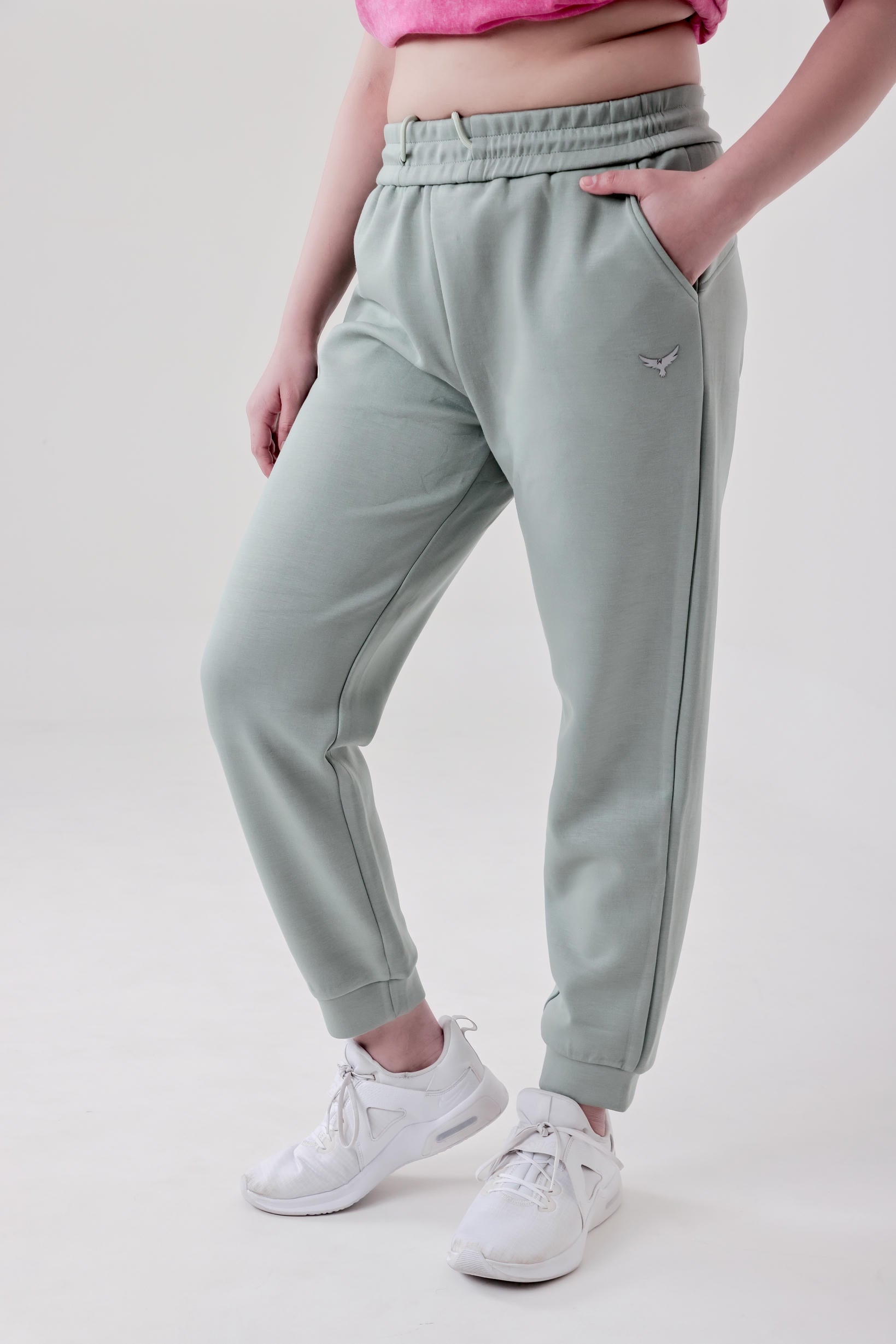 Women's Premium Oversize Joggers – Mint Green