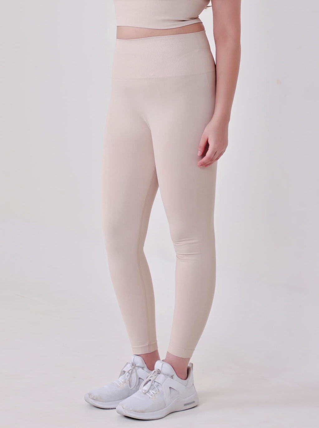 Women's Seamless Nylon Yoga Legging – Light Peach