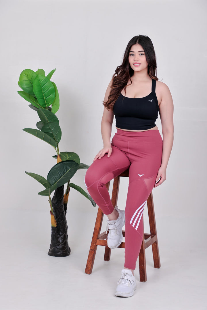 Falcon Full Ankle Leggings – Dusty Rose