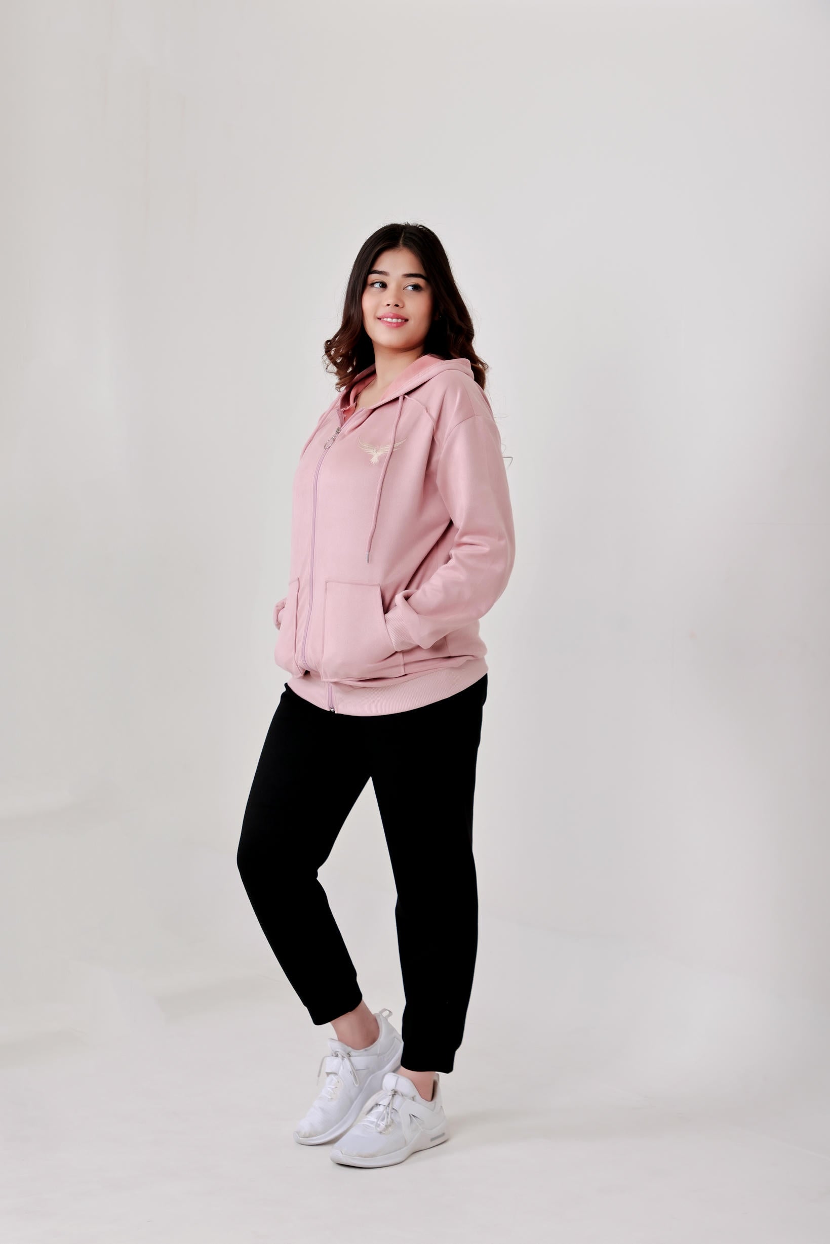 Girl's Premium Oversize Hoodie – Pink