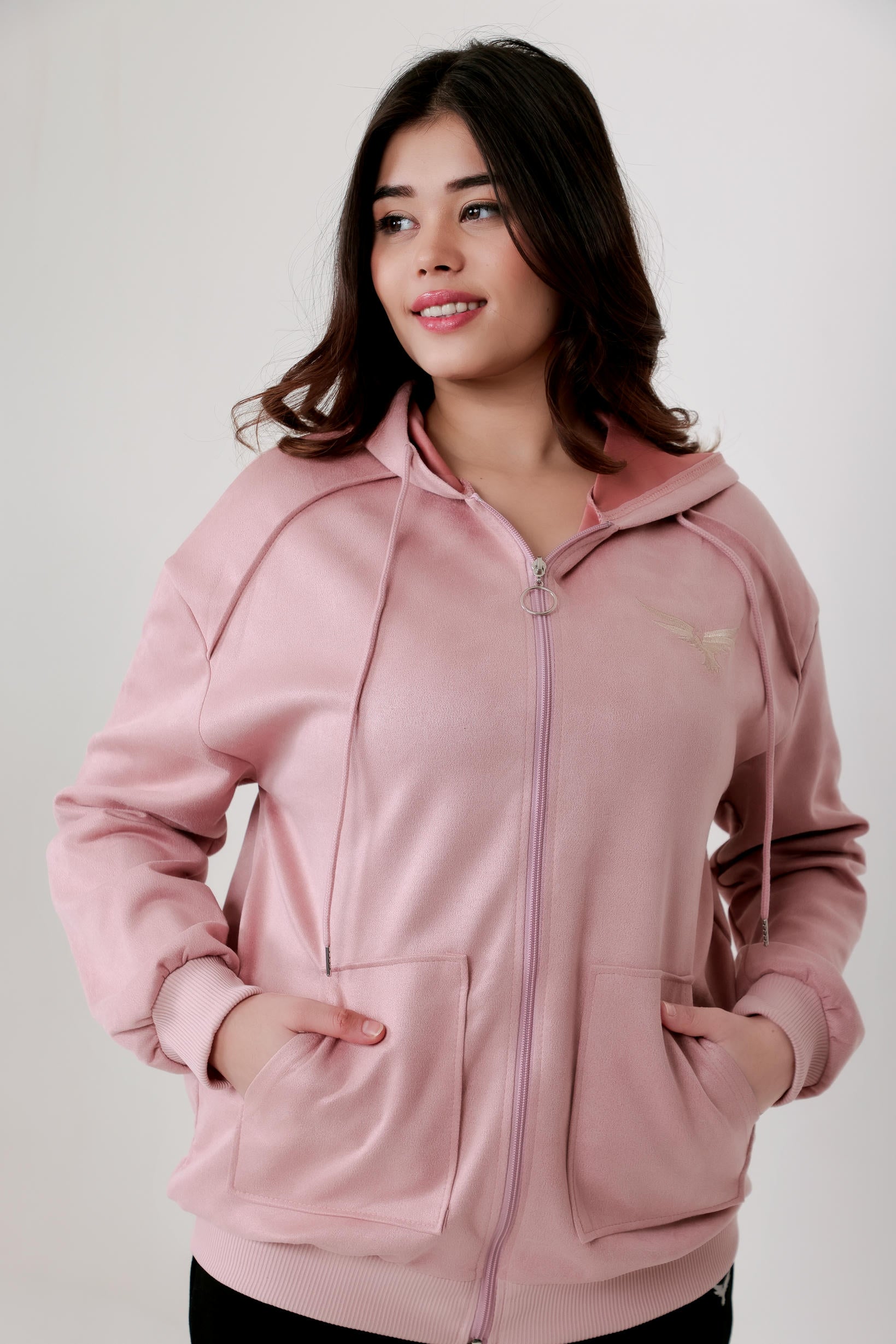 Girl's Premium Oversize Hoodie – Pink