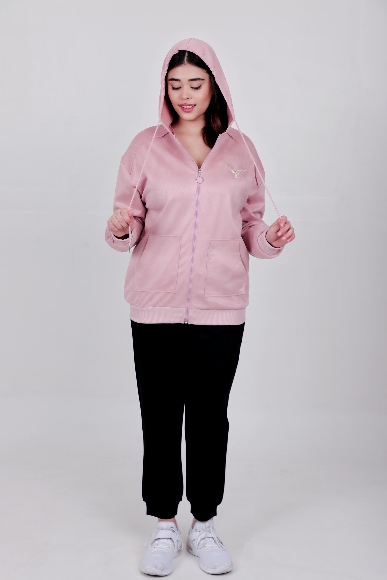 Girl's Premium Oversize Hoodie – Pink