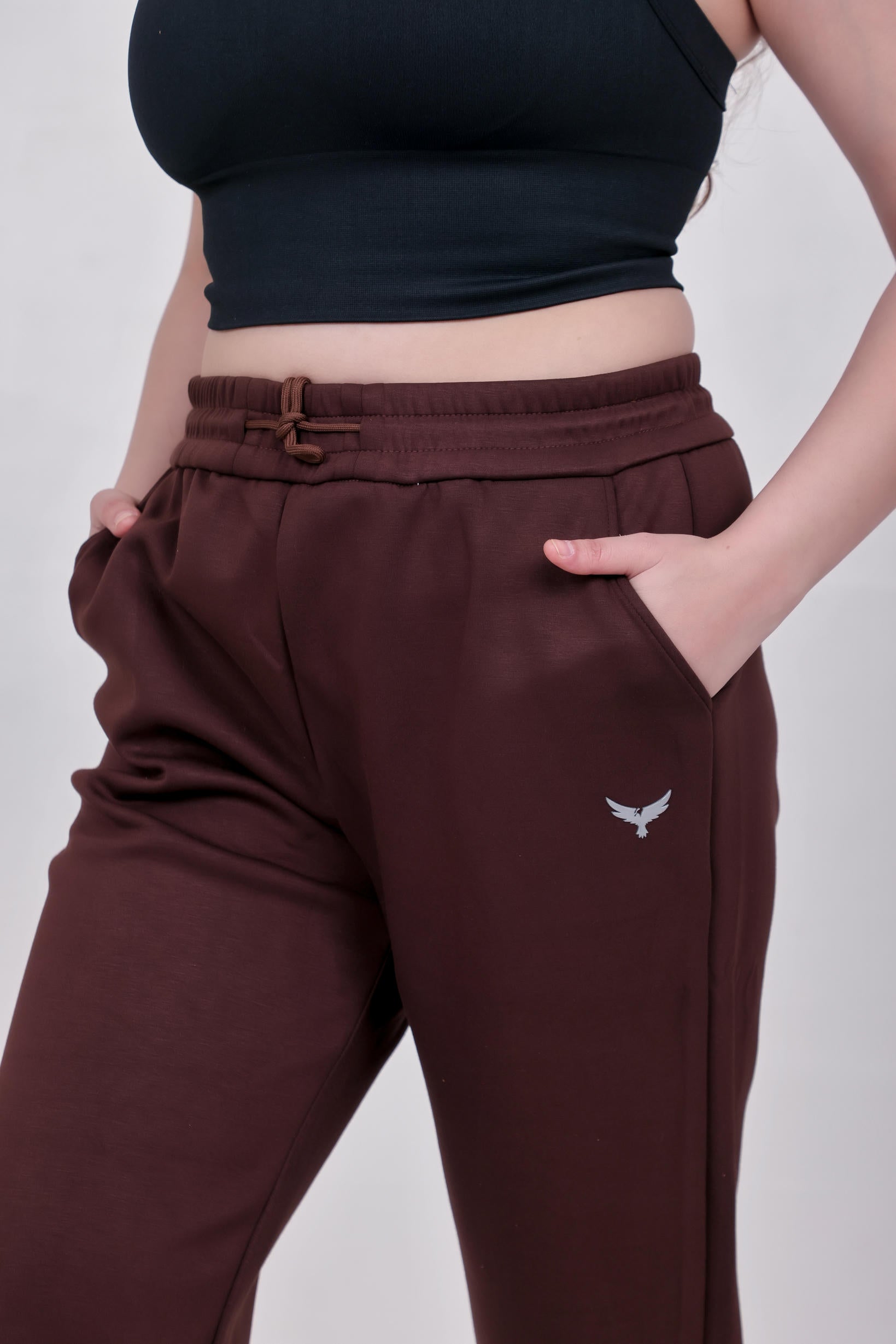 Women's Premium Oversize Joggers – Coffee
