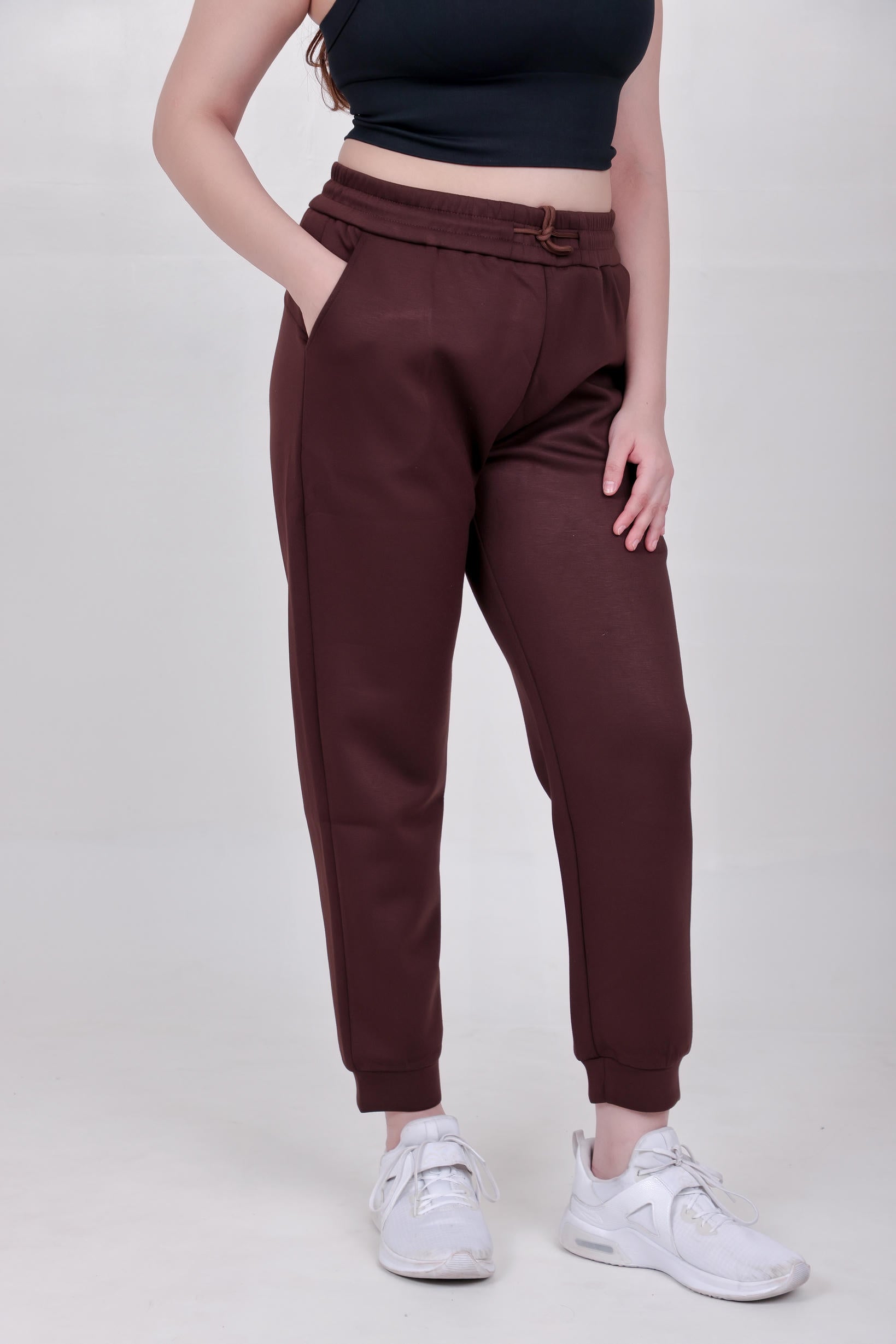 Women's Premium Oversize Joggers – Coffee