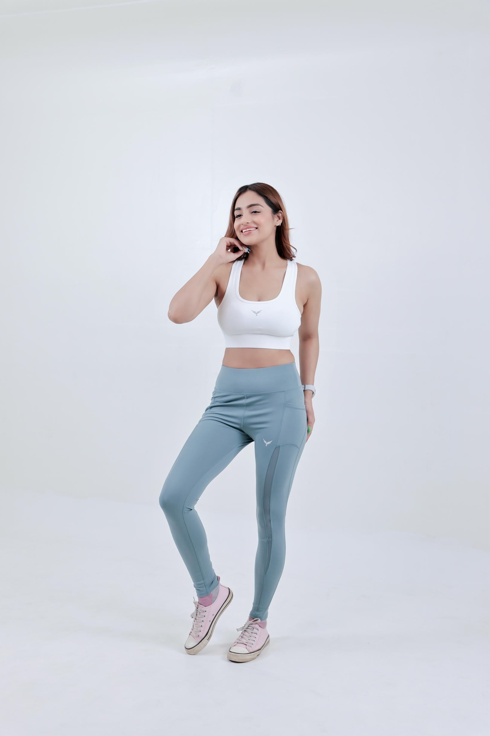 Falcon Lifting Pocket Leggings – Blue Green