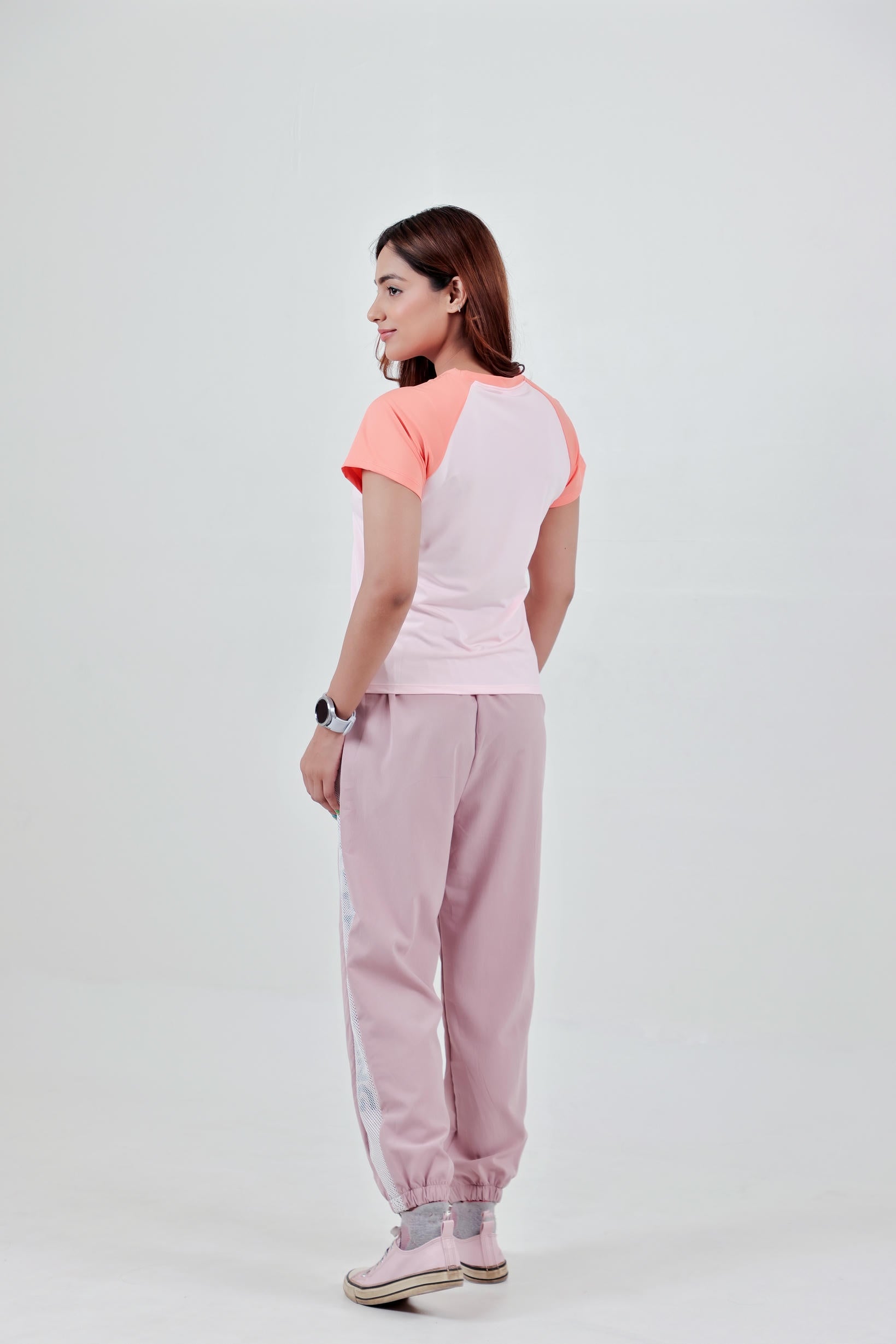 Combining Colour T-Shirt – Light Orange & Dark Orange