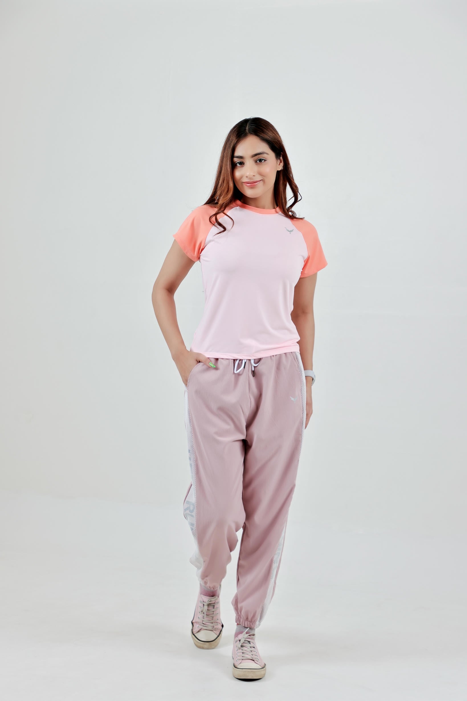 Combining Colour T-Shirt – Light Orange & Dark Orange