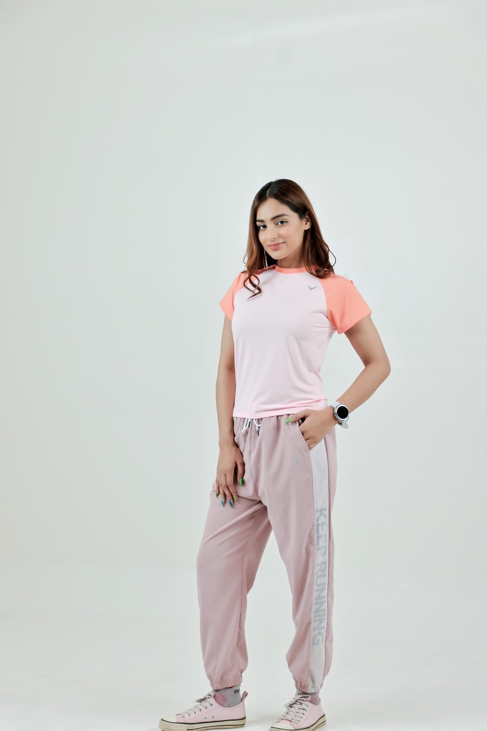 Combining Colour T-Shirt – Light Orange & Dark Orange