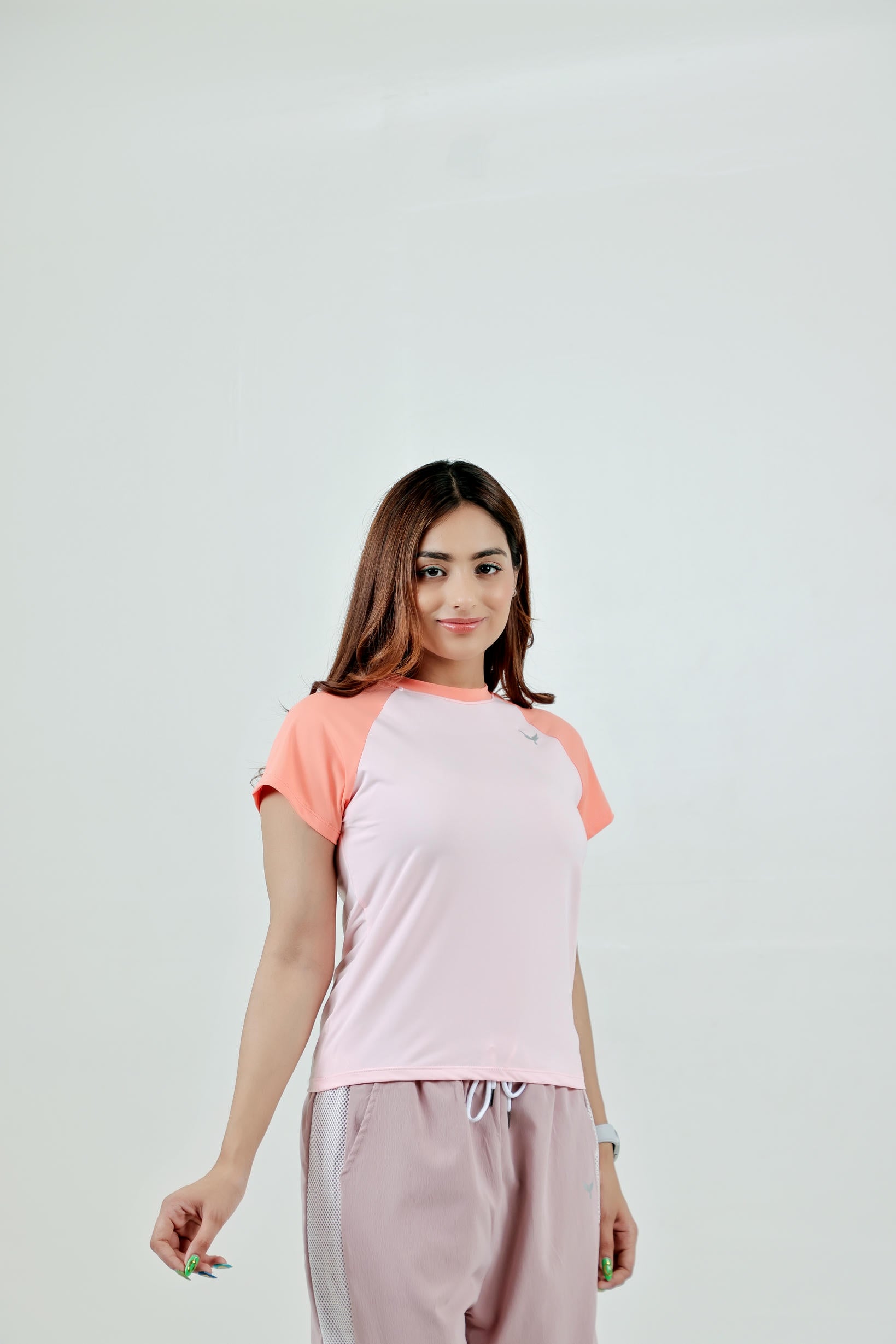 Combining Colour T-Shirt – Light Orange & Dark Orange
