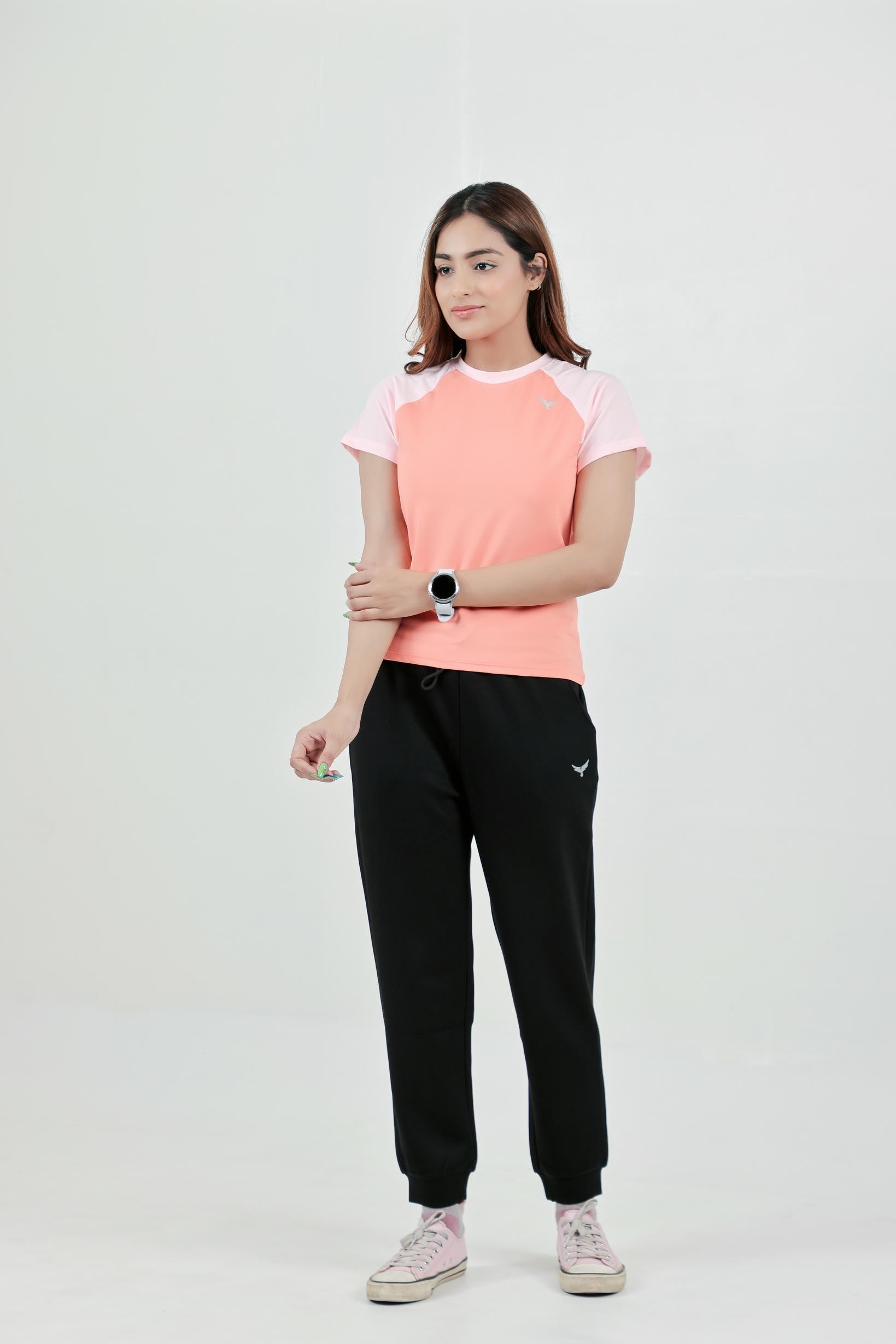 Combining Colour T-Shirt – Dark Orange & Light Orange