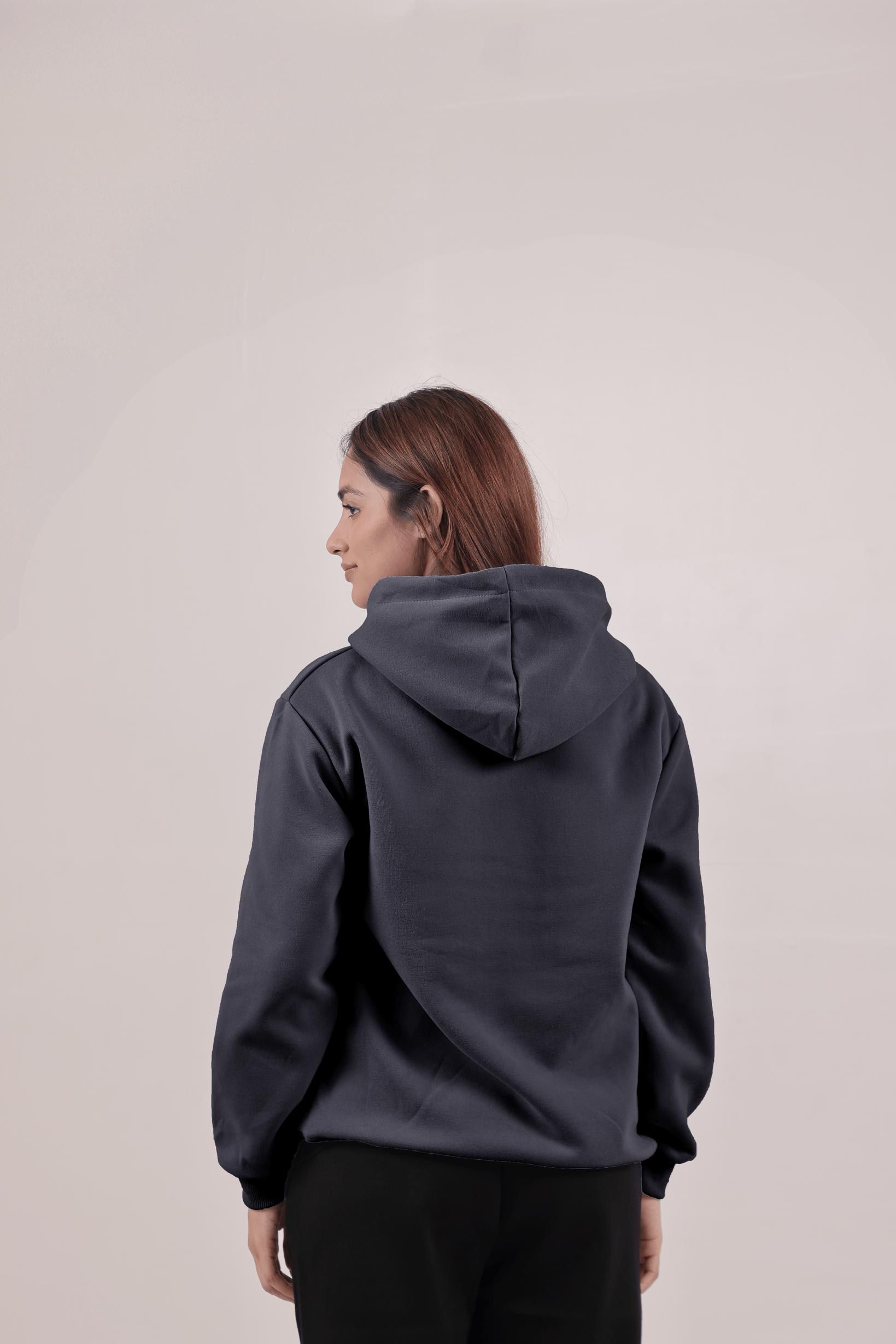 Women's Jersey Cotton Hoodie – Black