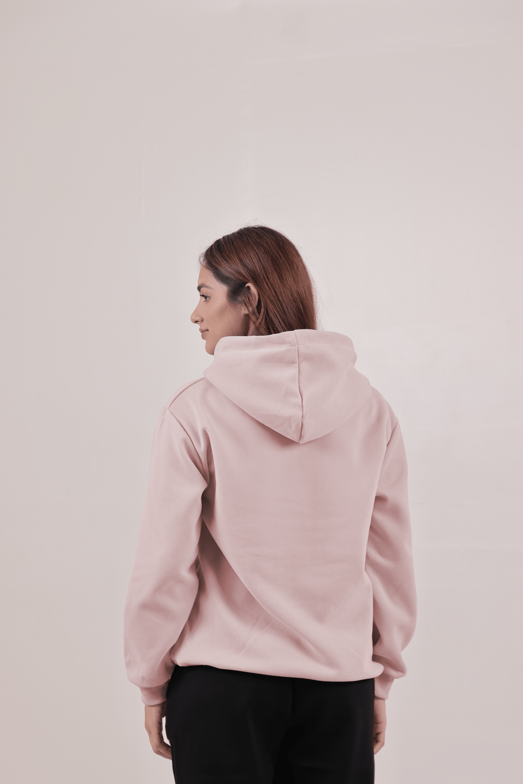 Women's Jersey Cotton Hoodie – Light Pink