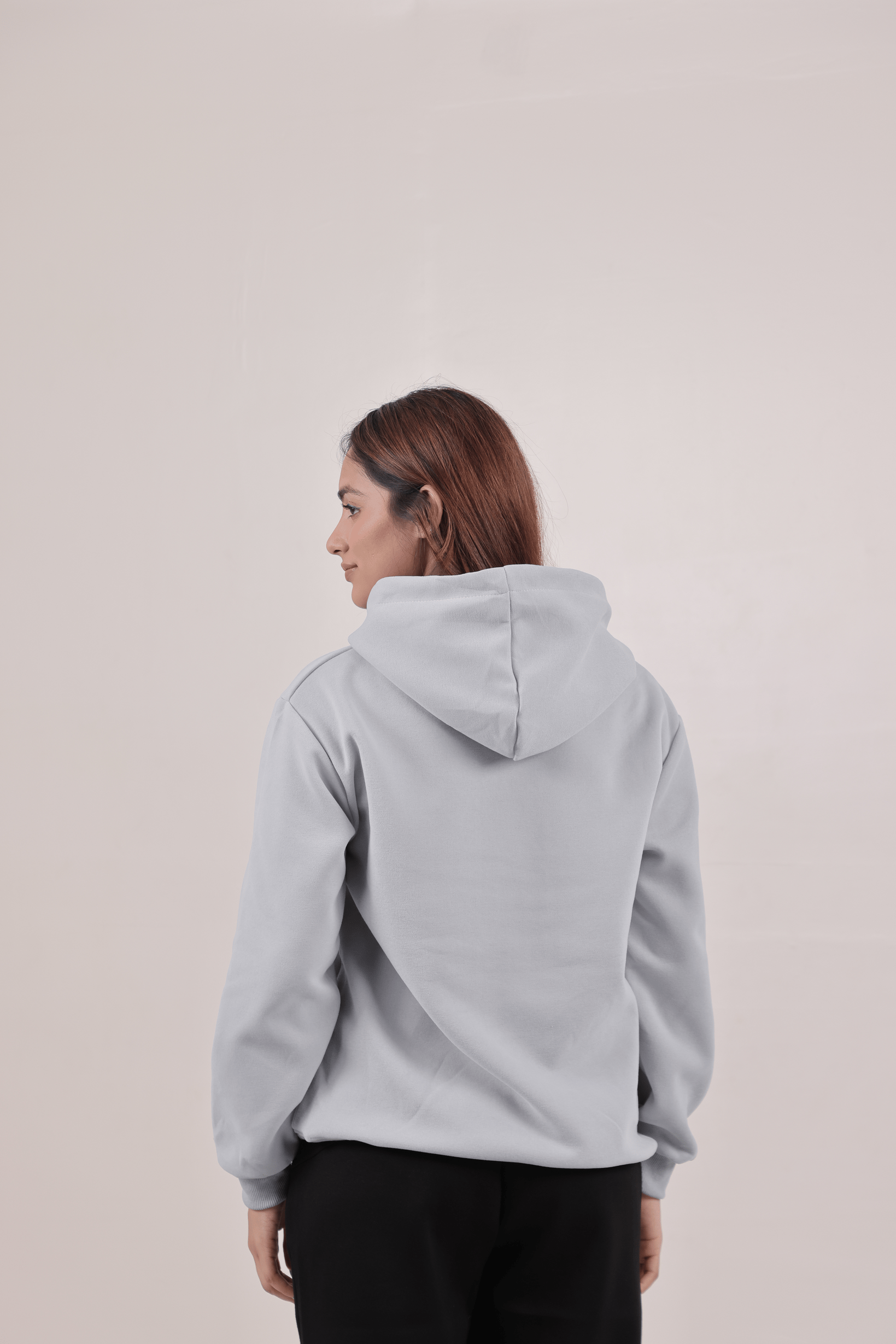Women's Jersey Cotton Hoodie – Grey