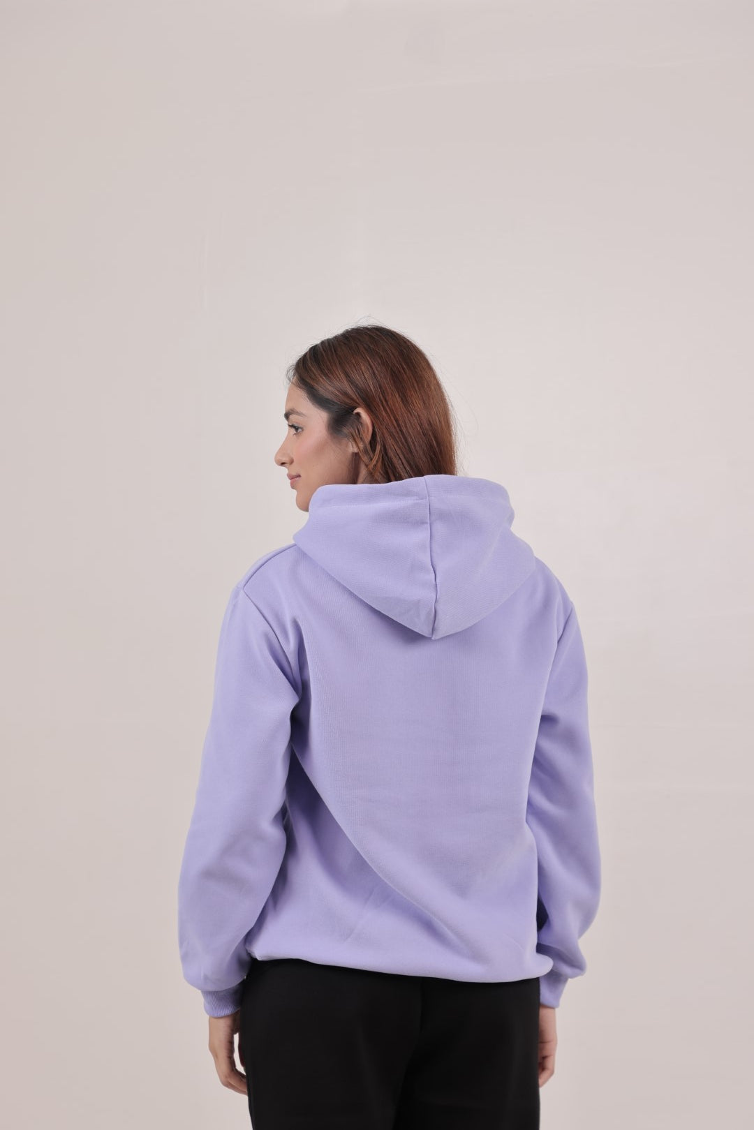 Women's Jersey Cotton Hoodie – Purple