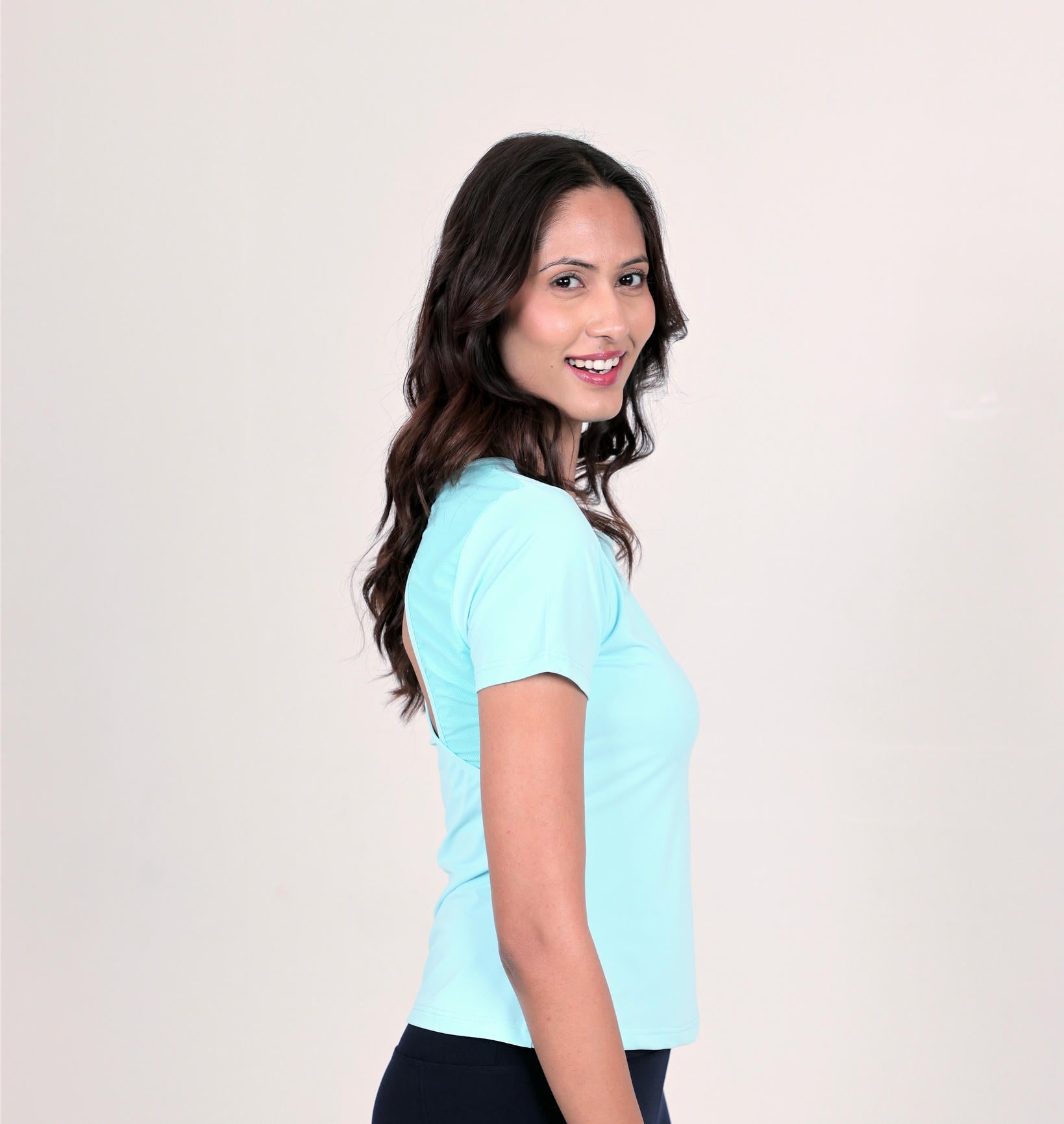 RACERBACK ATHLETIC T-SHIRT – LIGHT BLUE