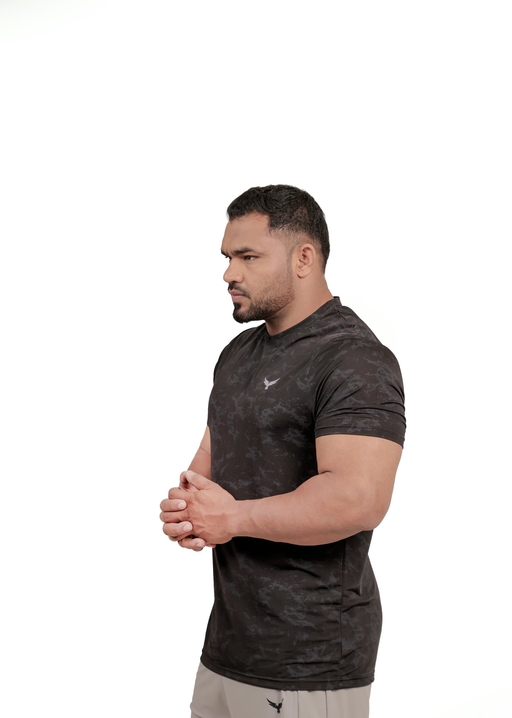 Mens Dry Hybrid T-Shirt – Black