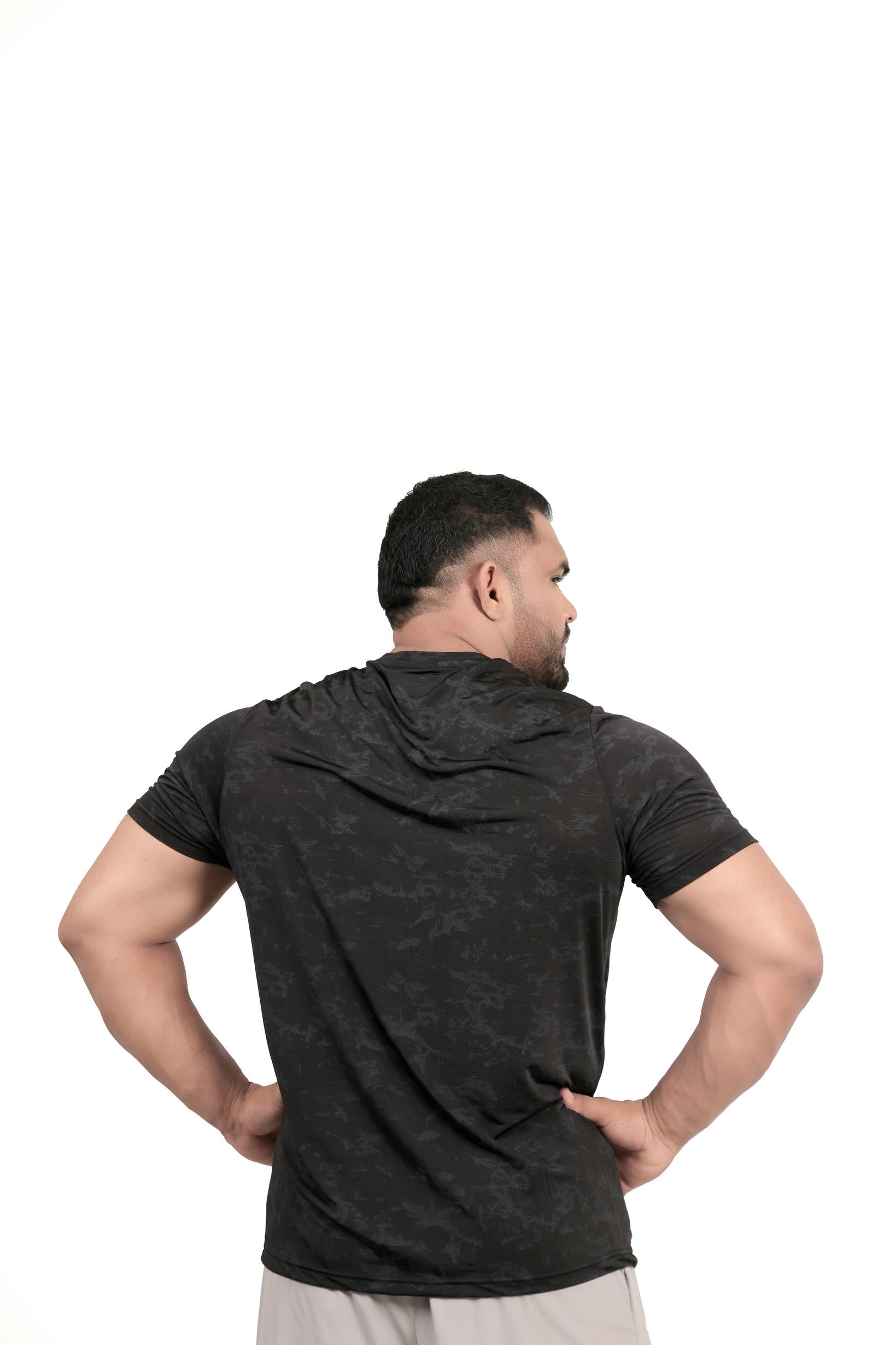 Mens Dry Hybrid T-Shirt – Black