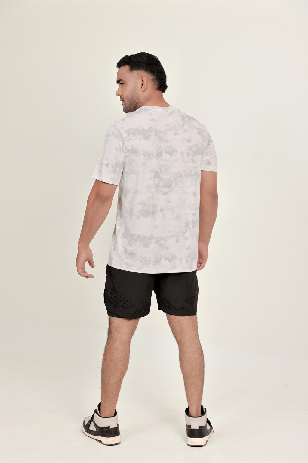 Mens Camo Dry Hybrid T-Shirt – White