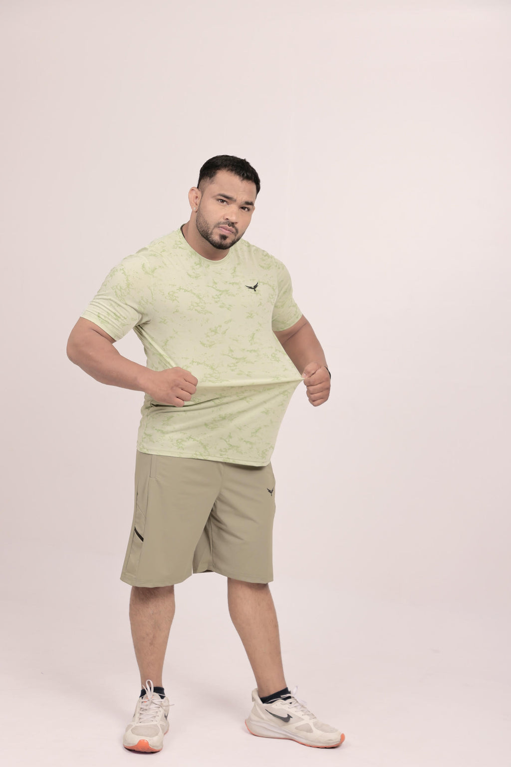 Mens Dry Hybrid T-Shirt – Green