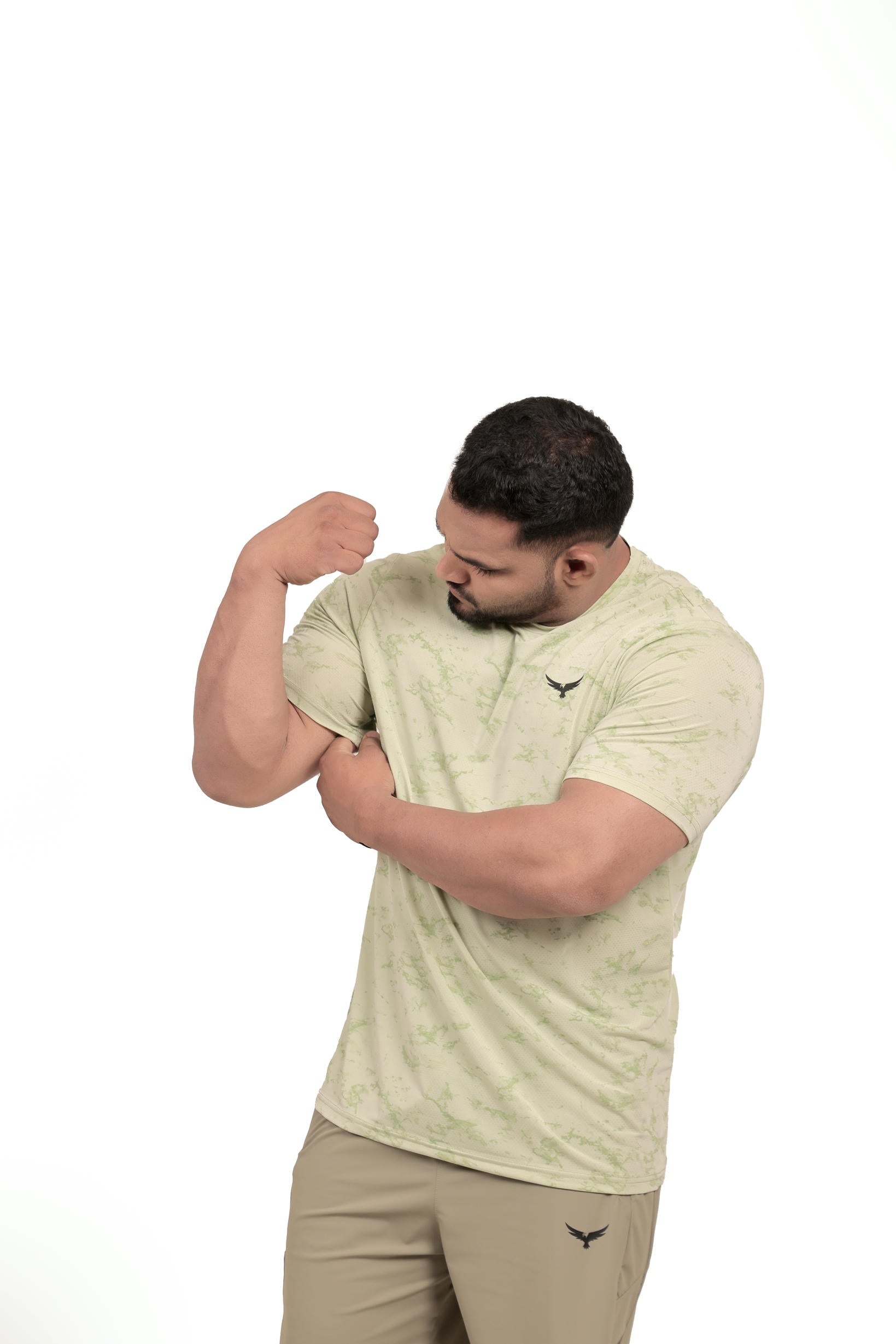 Mens Dry Hybrid T-Shirt – Green