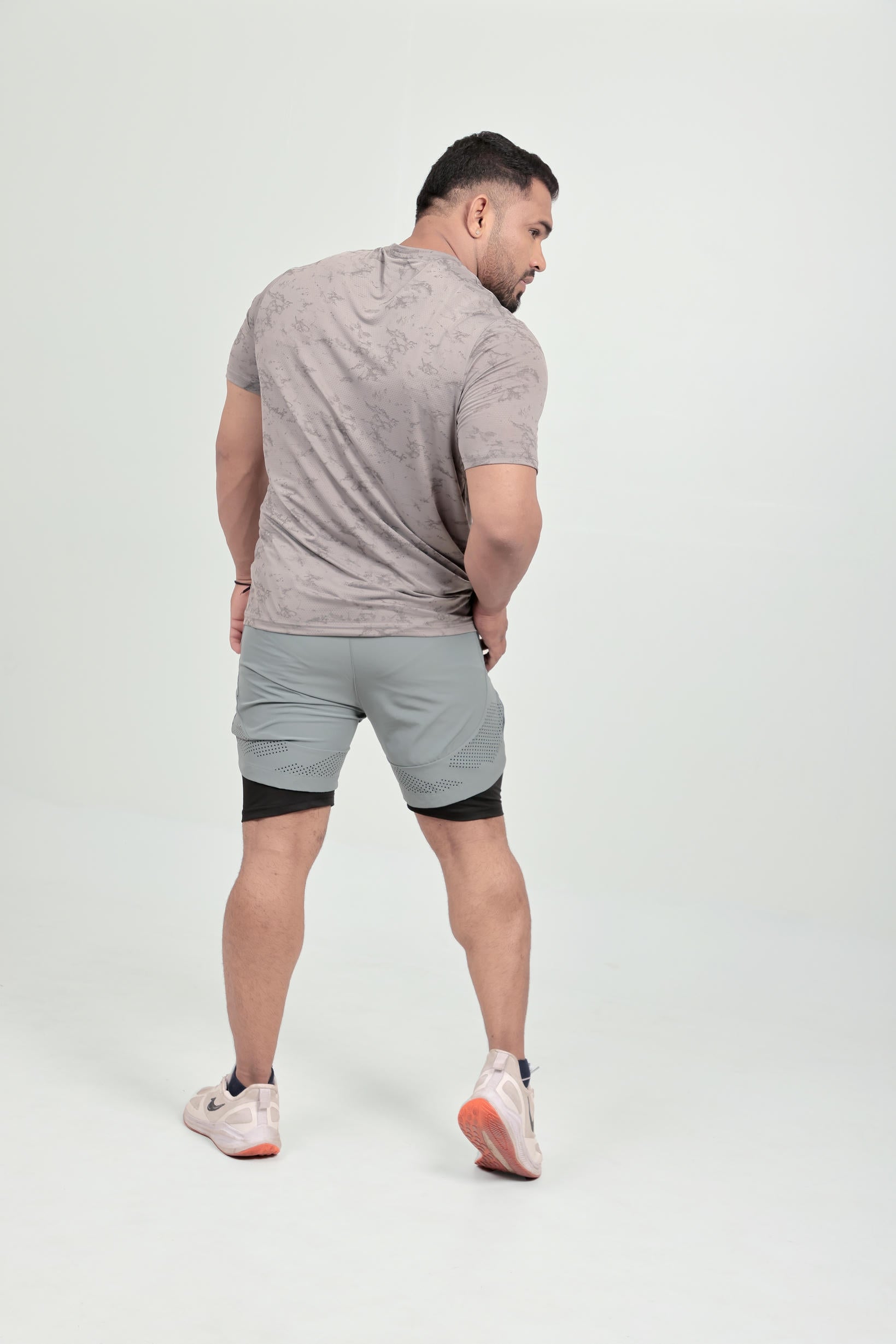 Mens Dry Hybrid T-Shirt – Grey