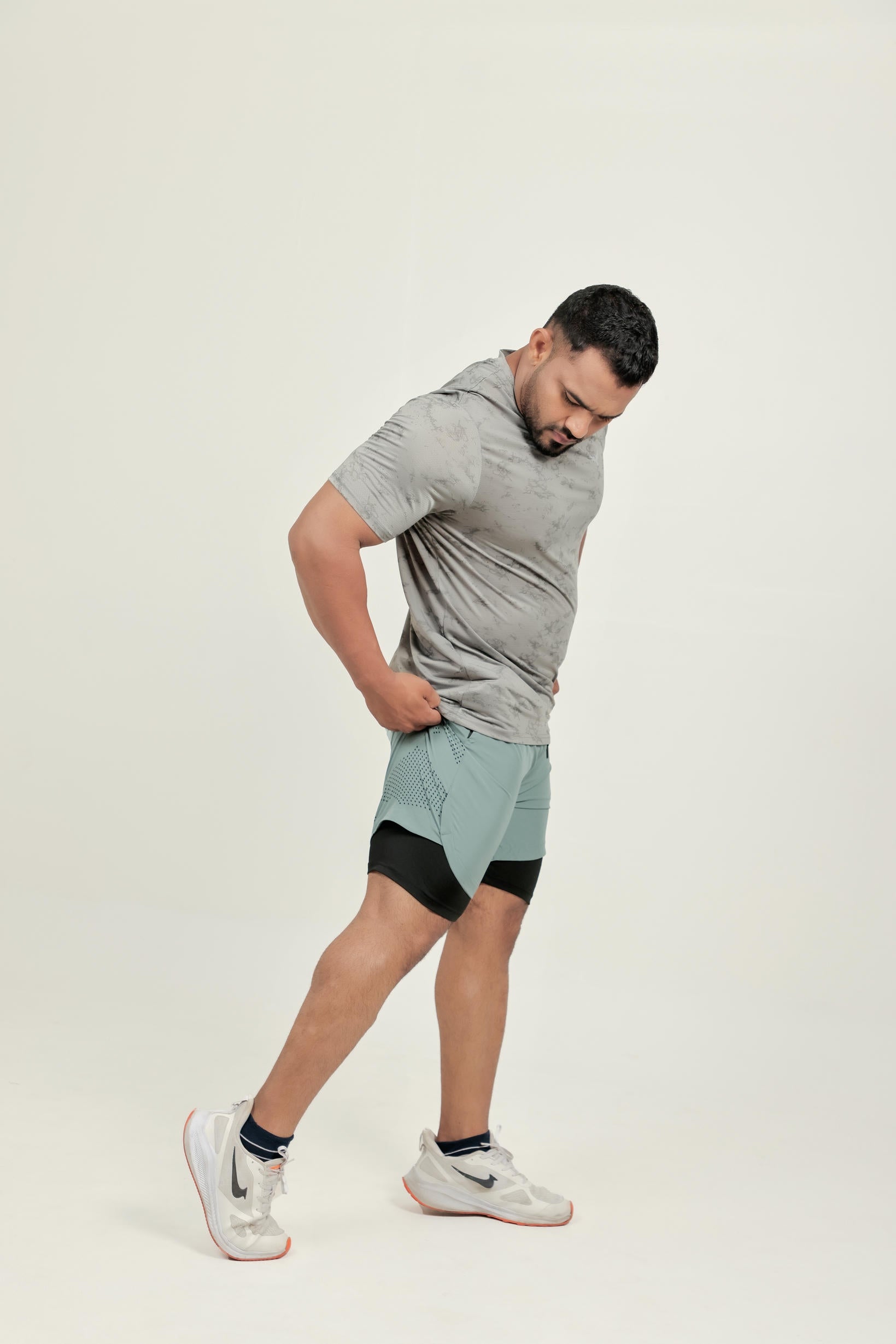 Mens Dry Hybrid T-Shirt – Grey