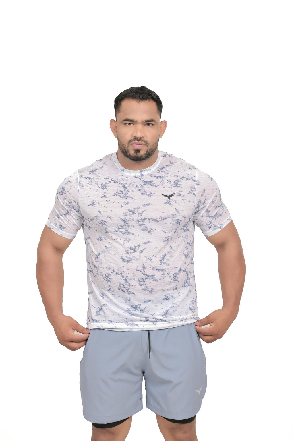 Mens Dry Hybrid T-Shirt – White