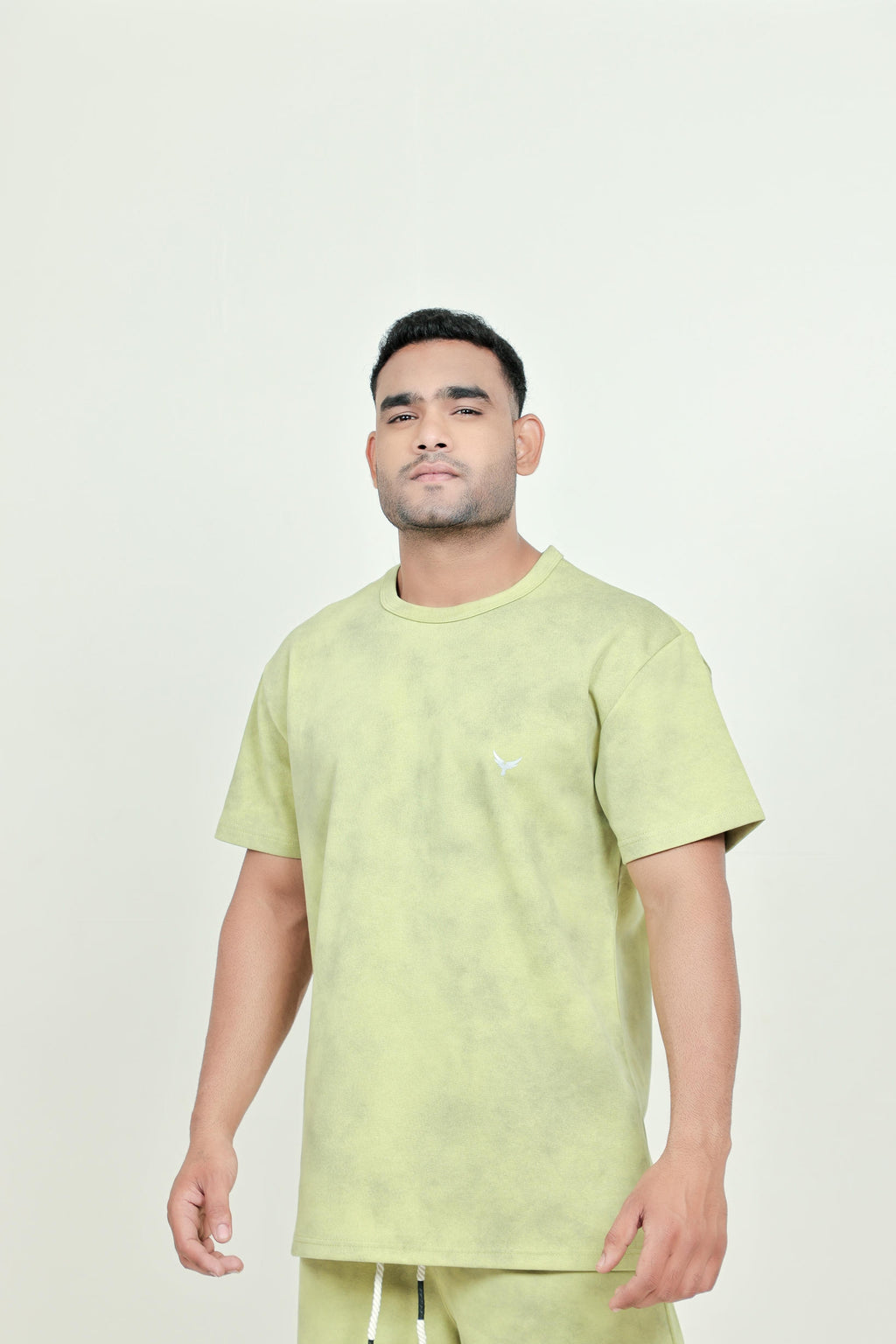 Men’s Tie-Dye T-Shirt – Mint Green (Poly-Cotton Blend)