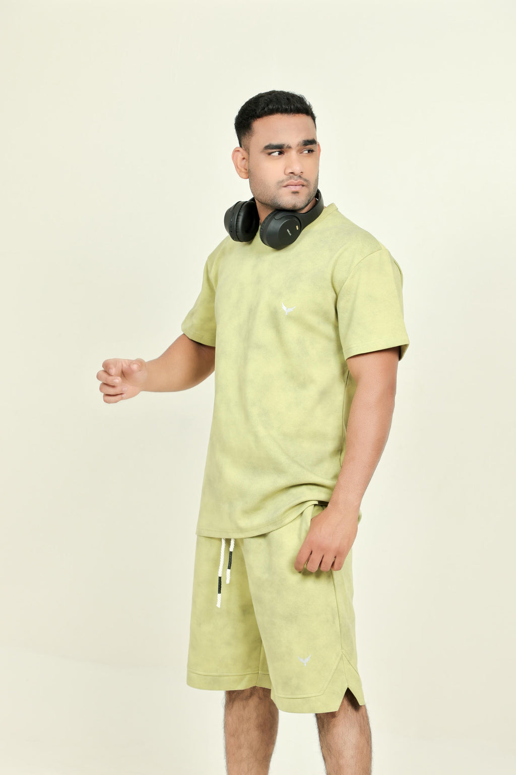 Men’s Tie-Dye T-Shirt – Mint Green (Poly-Cotton Blend)