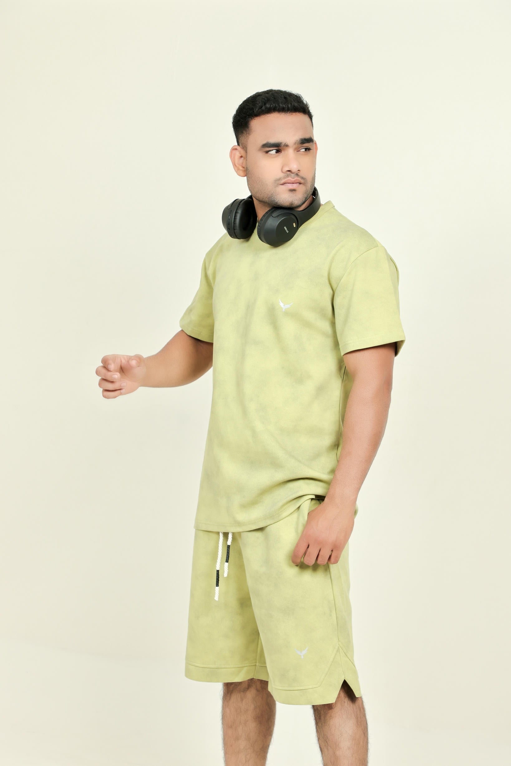 Men’s Tie-Dye T-Shirt – Mint Green (Poly-Cotton Blend)