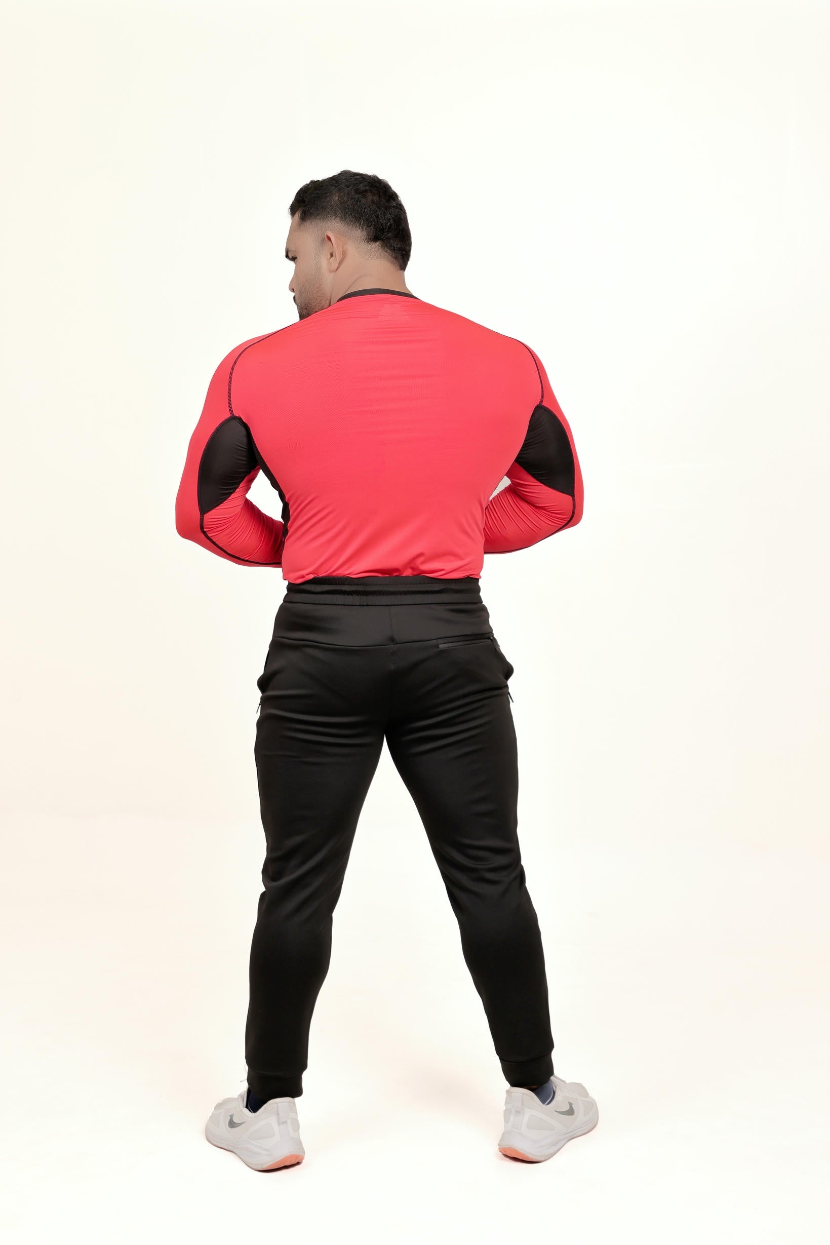 Men’s Chevrons Compression T-Shirt – Orange
