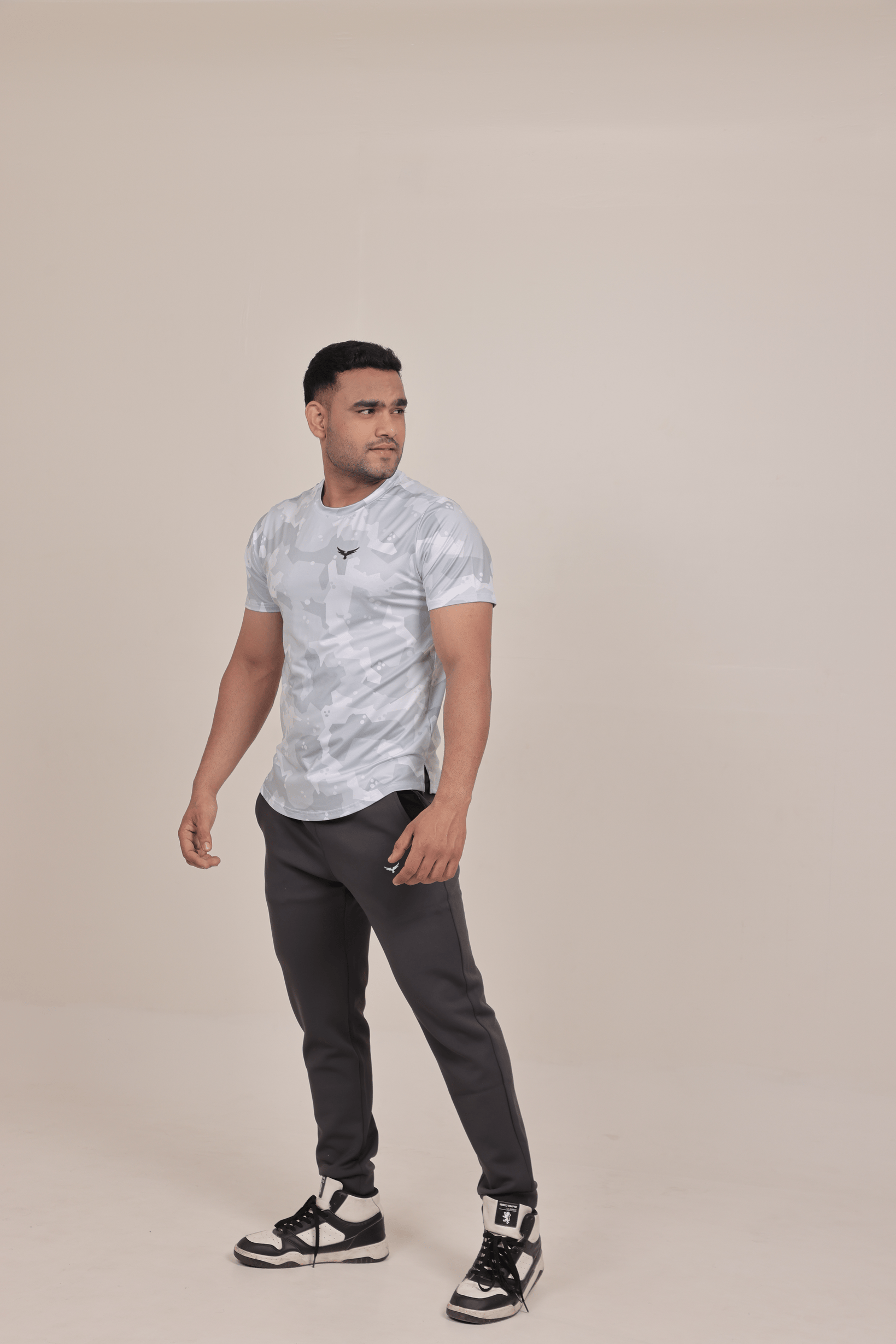 Men’s Slim Fit Breathable Sports Joggers – Grey