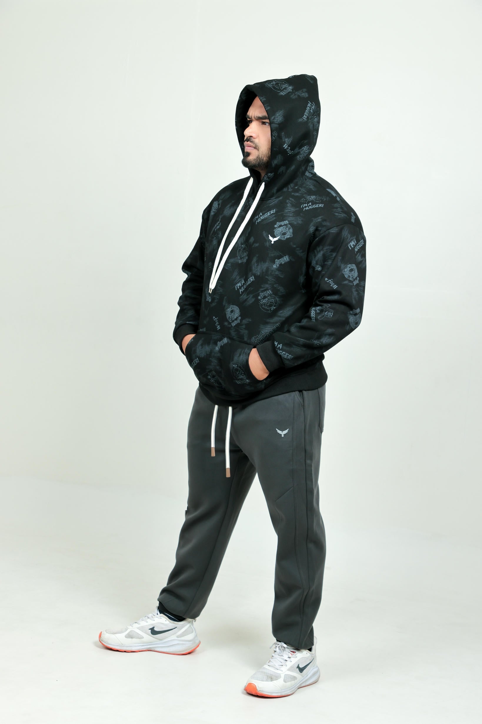 Men’s Honeycomb Jogger – Dark Grey (100% Polyester)