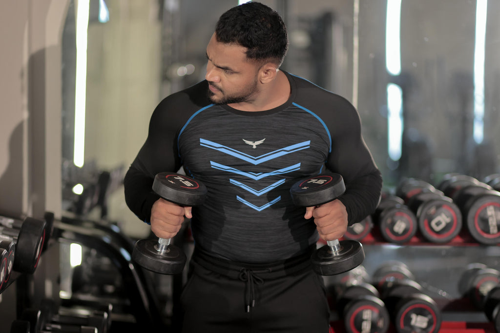 Men’s Chevrons Compression T-Shirt – Black