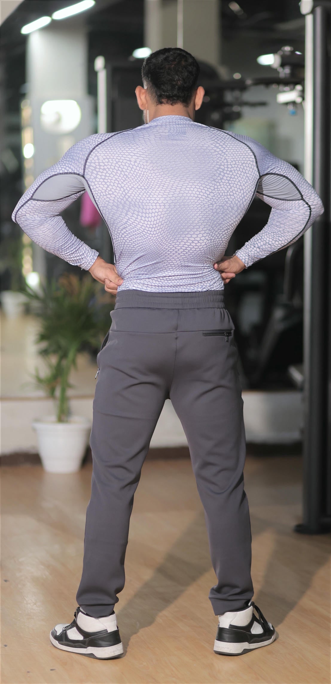 Men’s Compression Full Sleeves T-Shirt – Grey