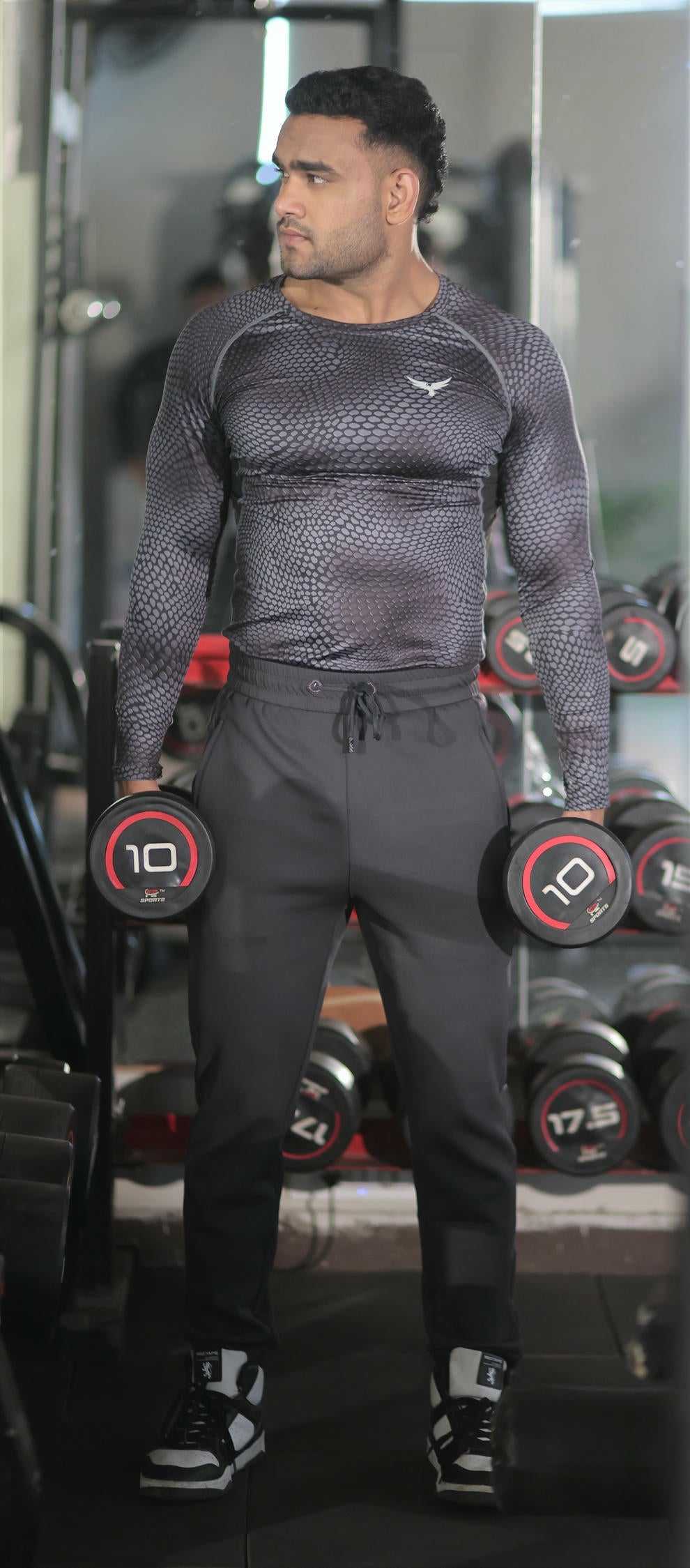 Men’s Compression Full Sleeves T-Shirt – Black