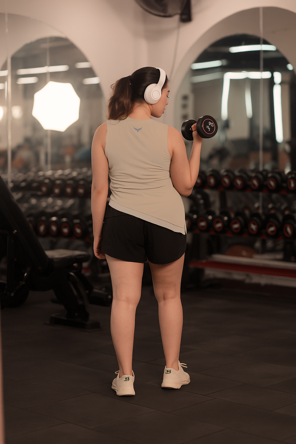 Women’s Tank Top – Light Beige