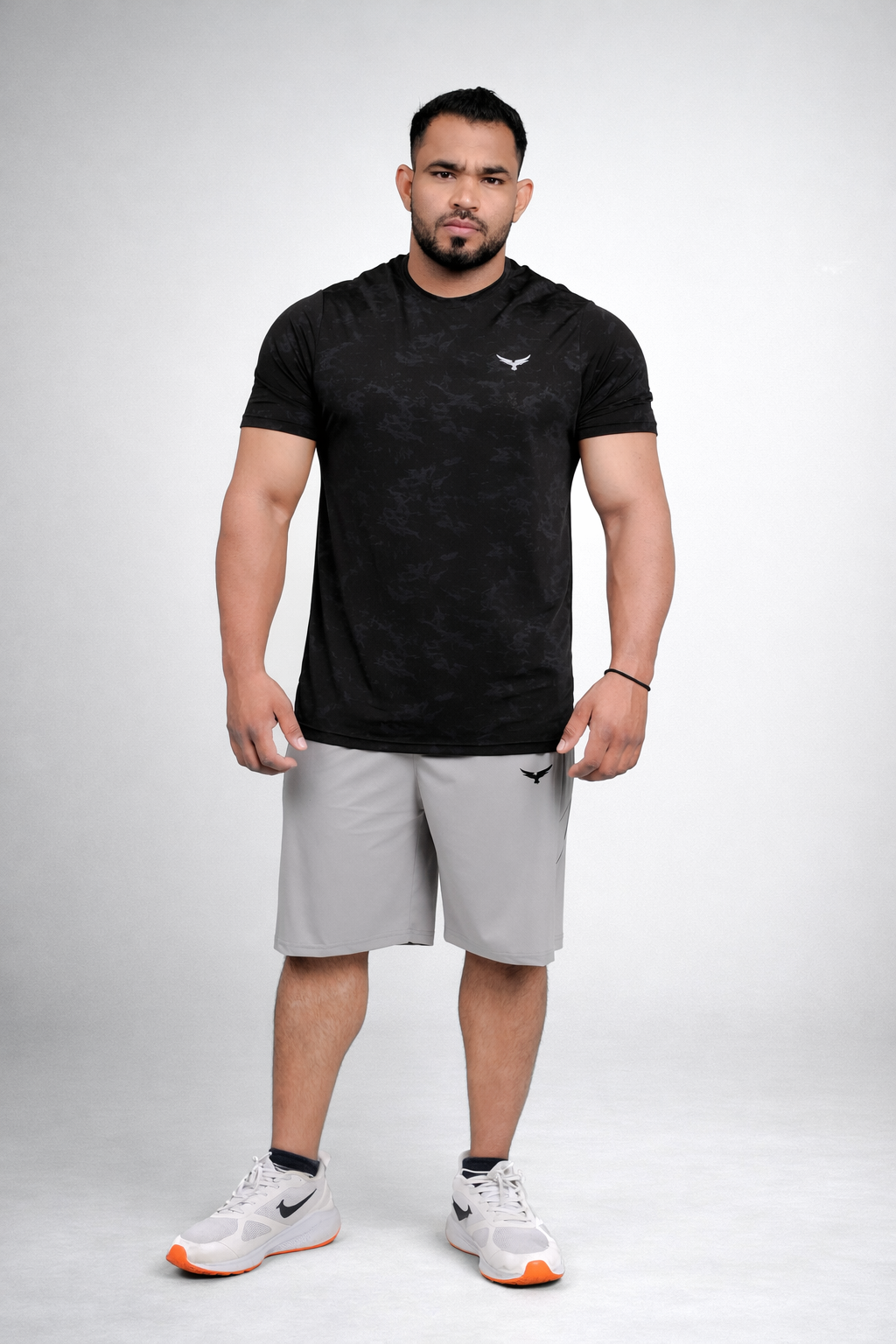 Mens Dry Hybrid T-Shirt – Black