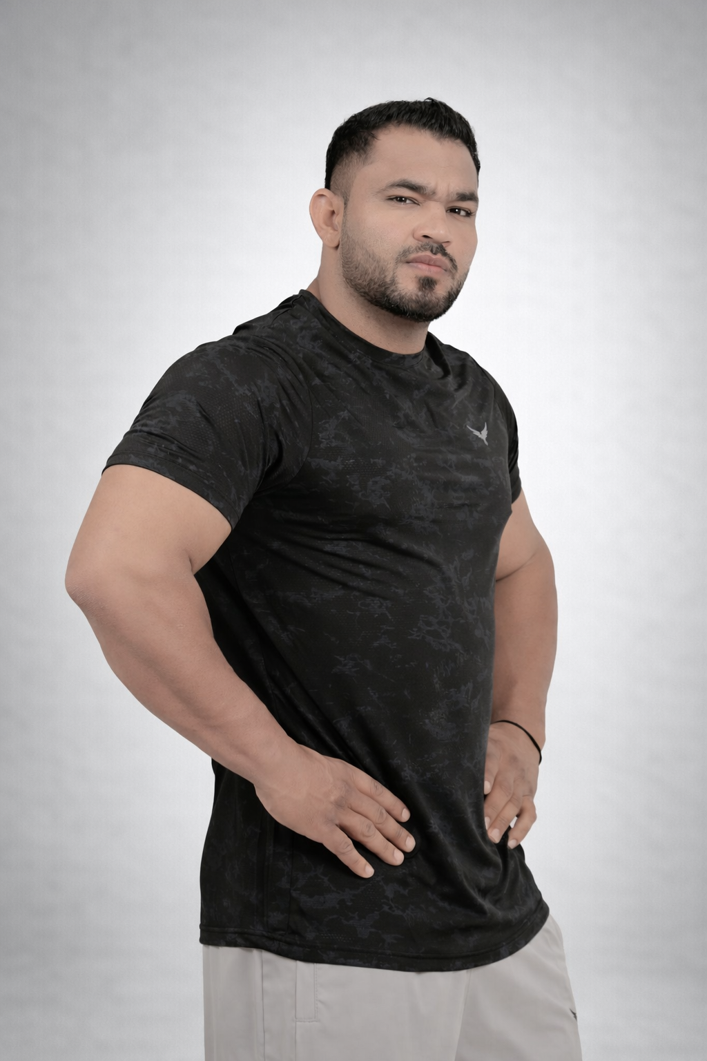 Mens Dry Hybrid T-Shirt – Black