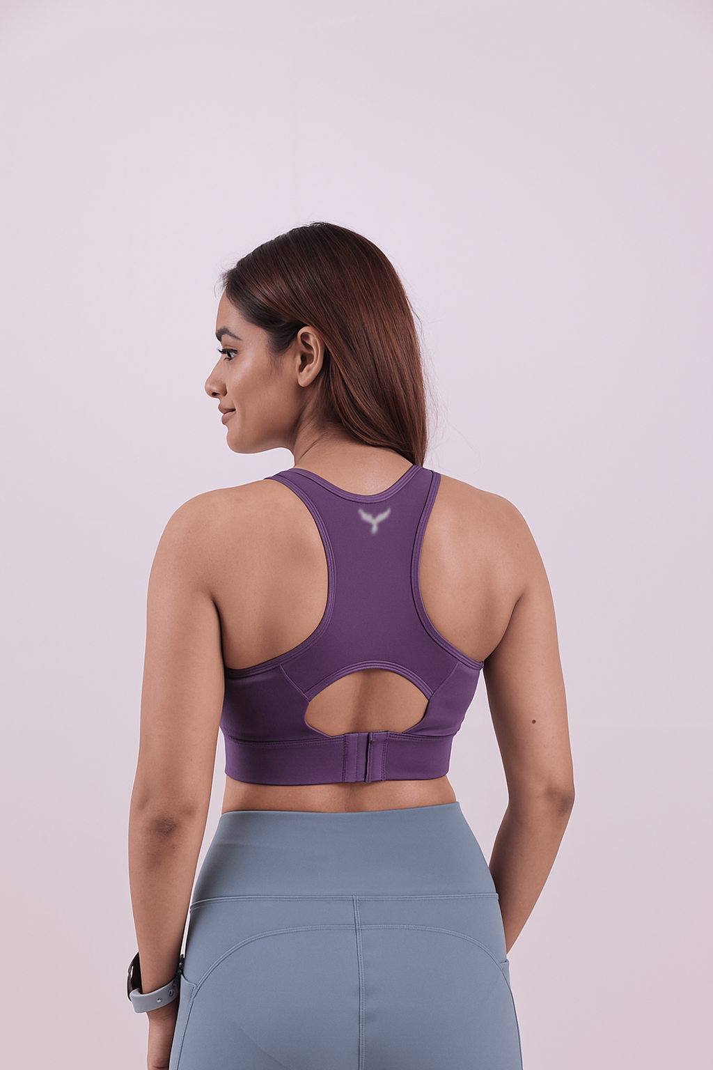 Yoga High Impact Sports Bra – Purple