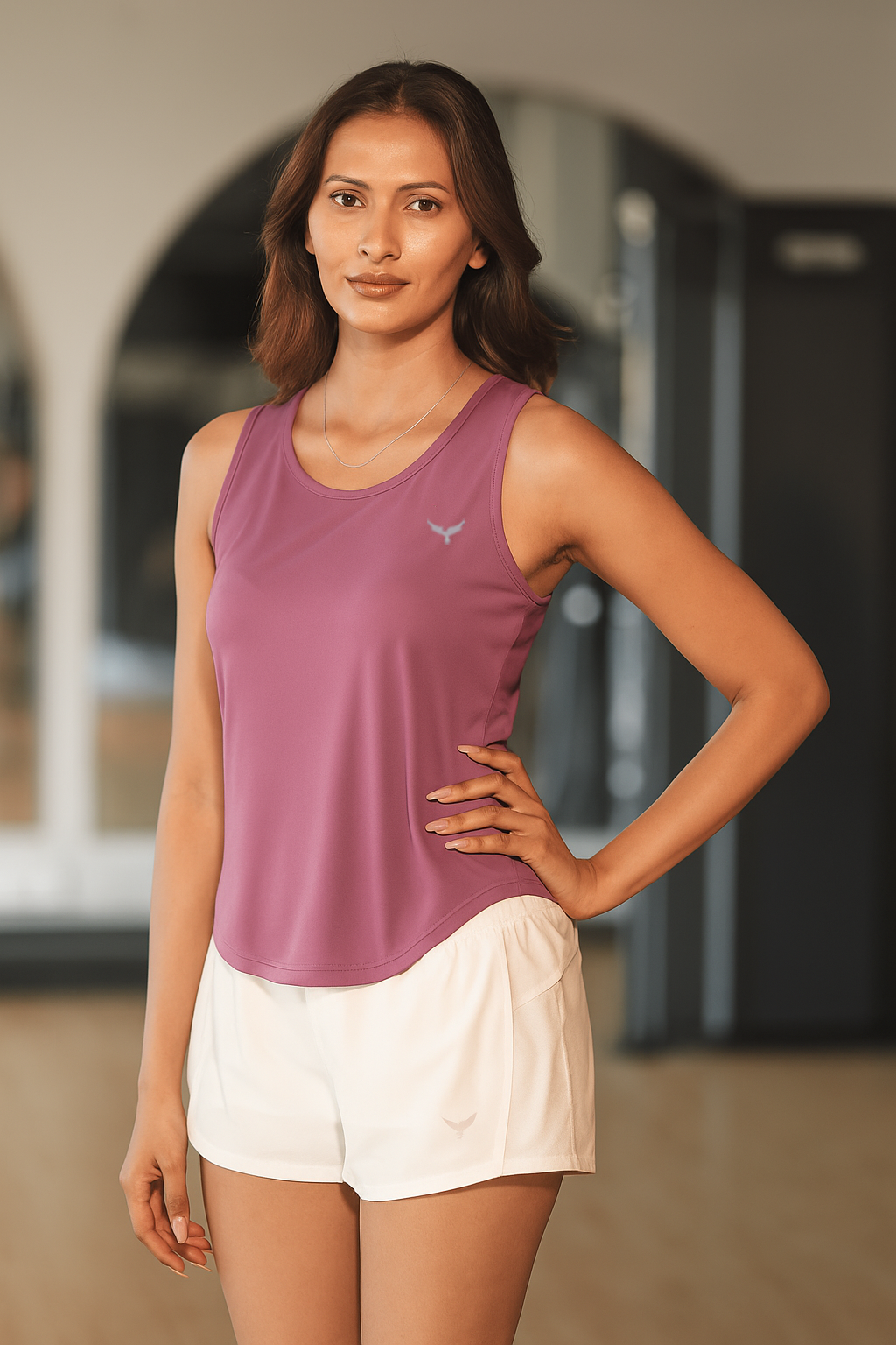 Falcon Training Sheer Perforated Tank – Lavender