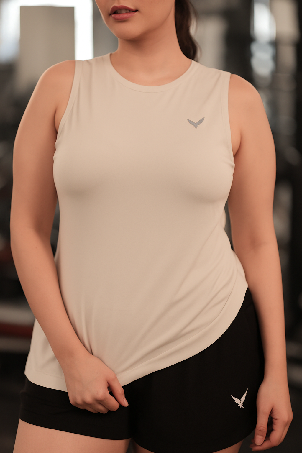 Women’s Tank Top – Light Beige