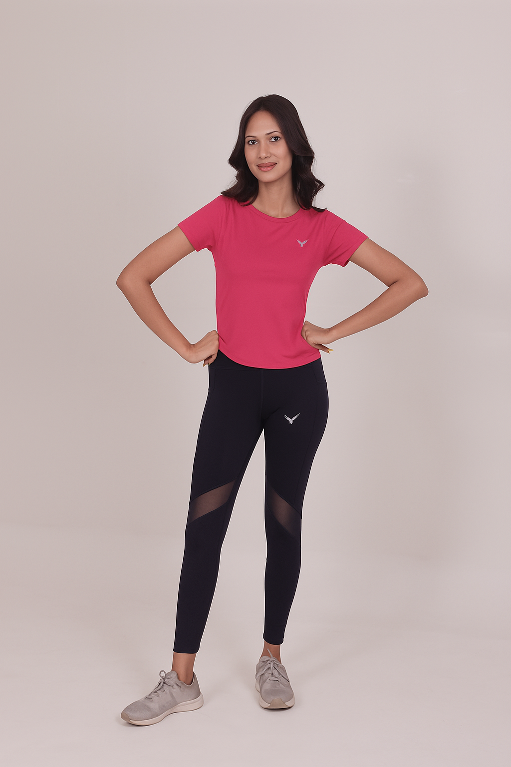 RACERBACK ATHLETIC T-SHIRT – HOT PINK