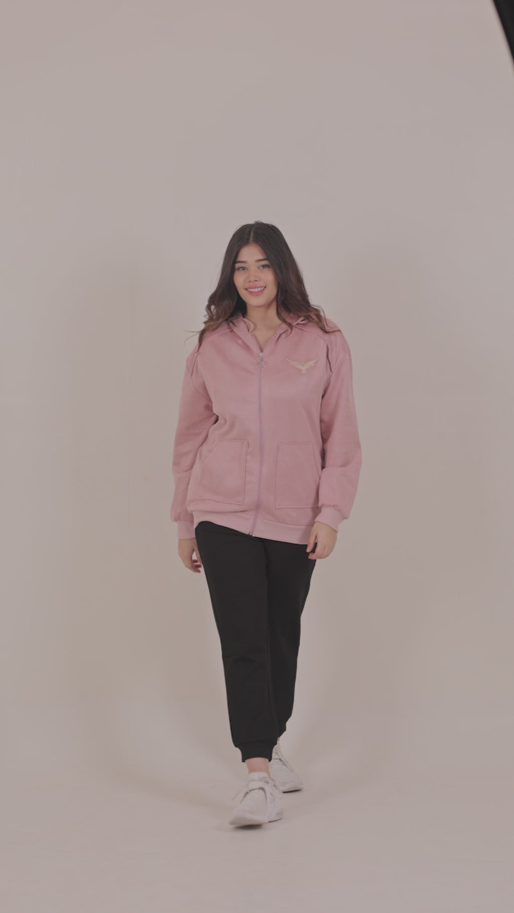 Girl's Premium Oversize Hoodie – Pink