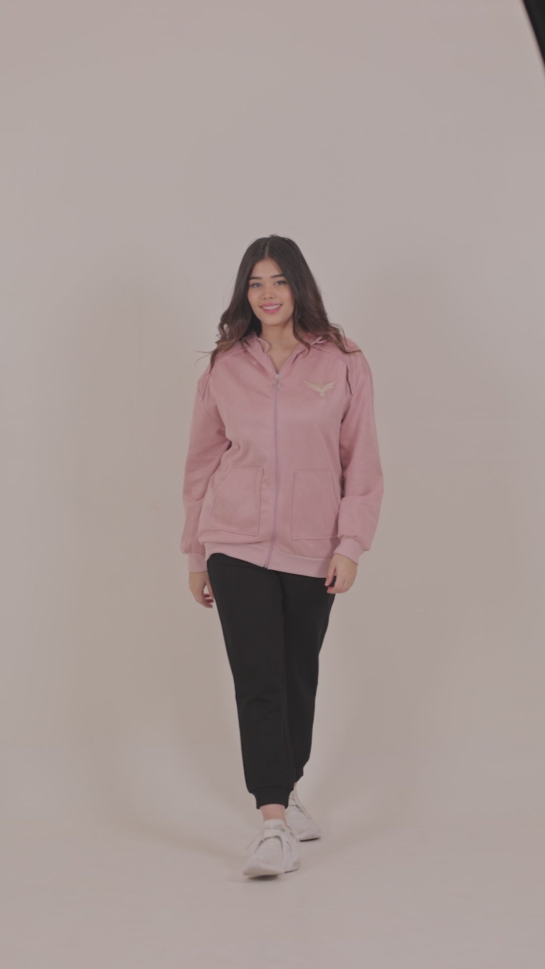 Girl's Premium Oversize Hoodie – Pink
